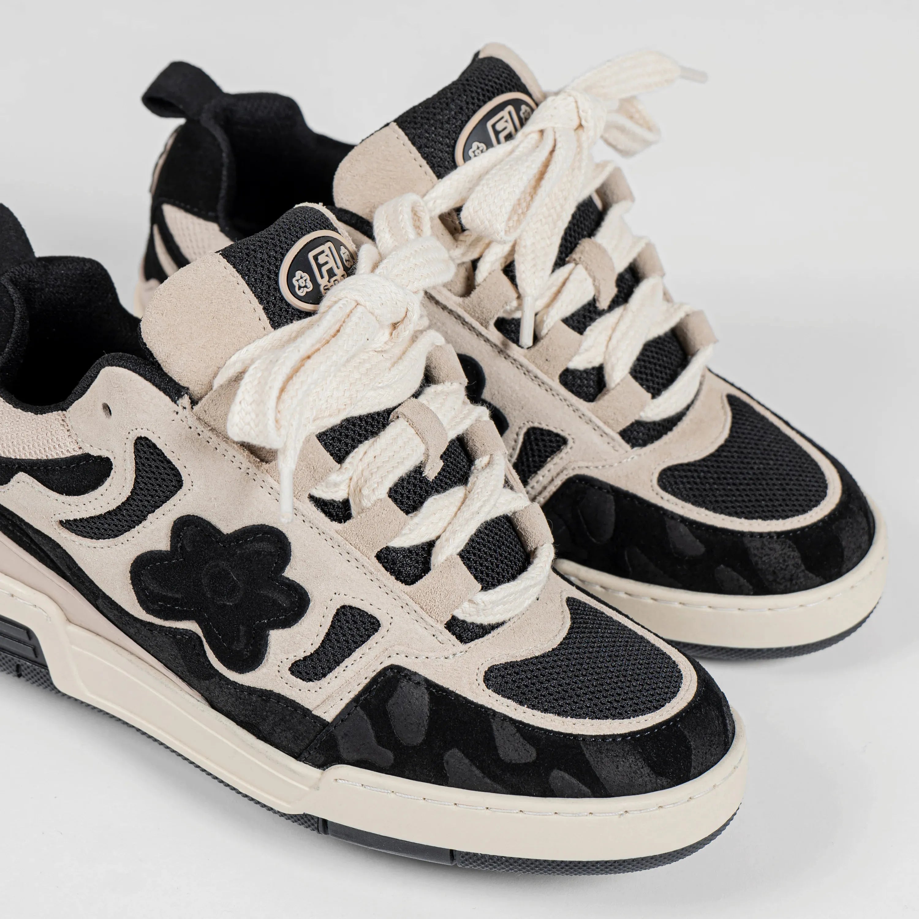Flower Instinct SDT Black Tar sneakers Beige Black