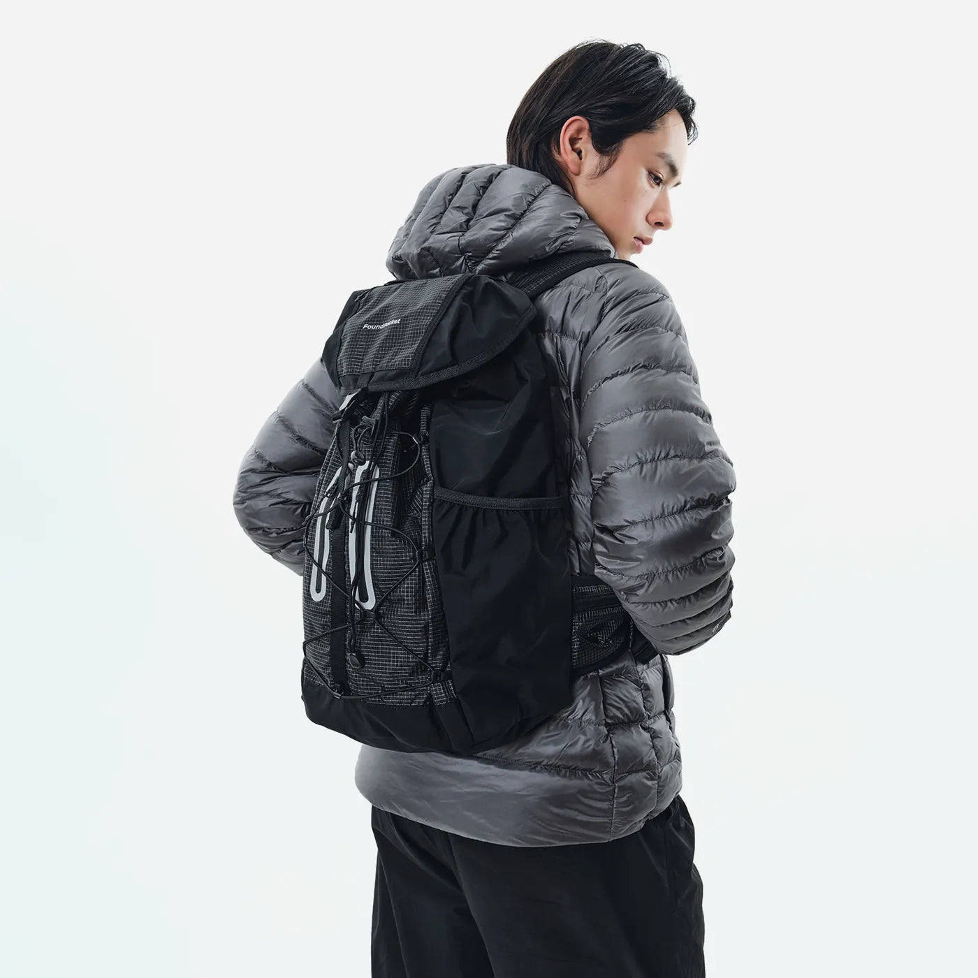 Found Pocket Focus Light Rucksack Black