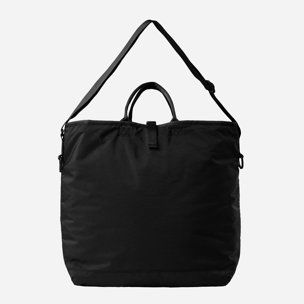 Found Pocket Focus Tote Bag Black