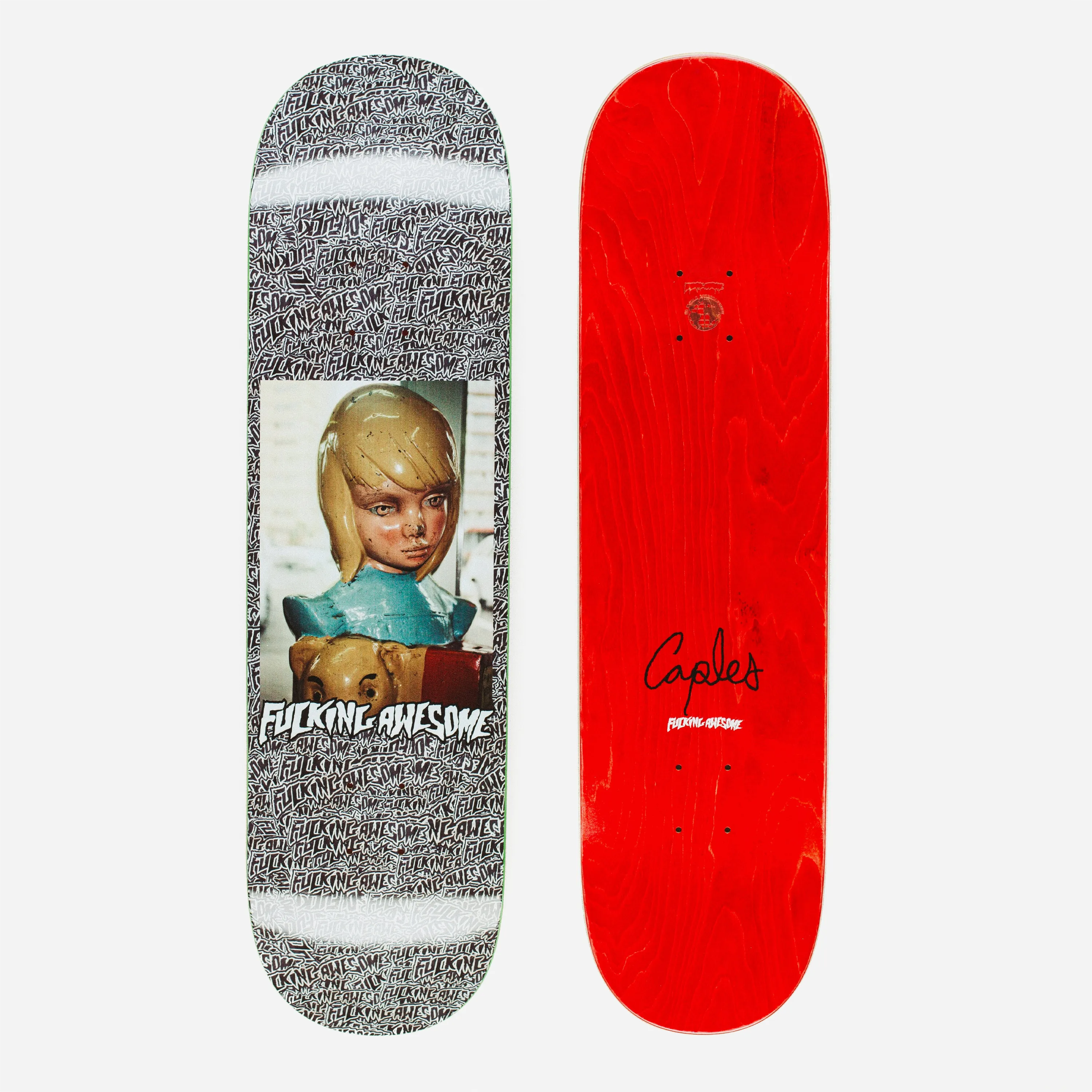 Fucking Awesome Curren Caples Orphan Skateboard Deck