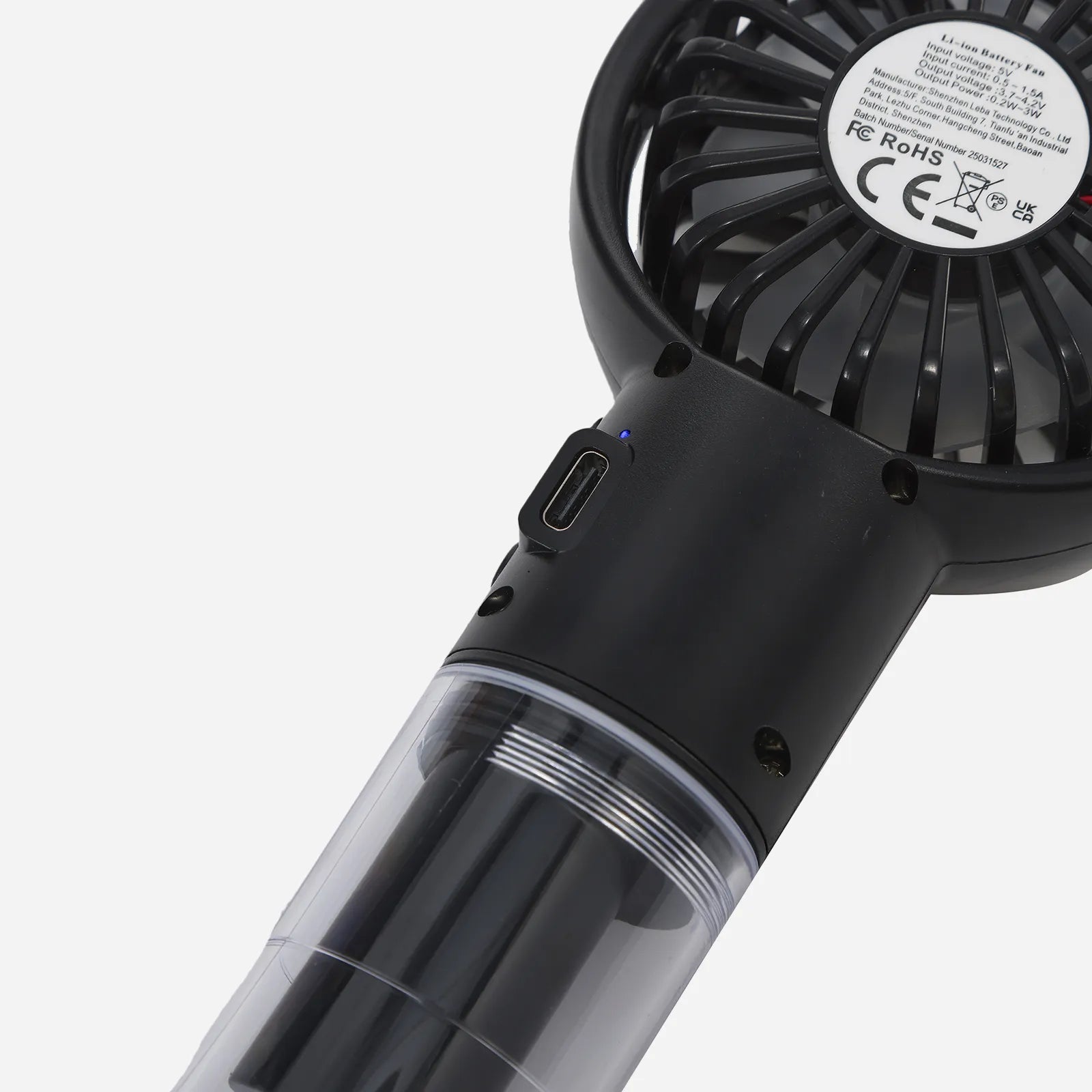 Hélas Fan Tastik Misting Fan Black