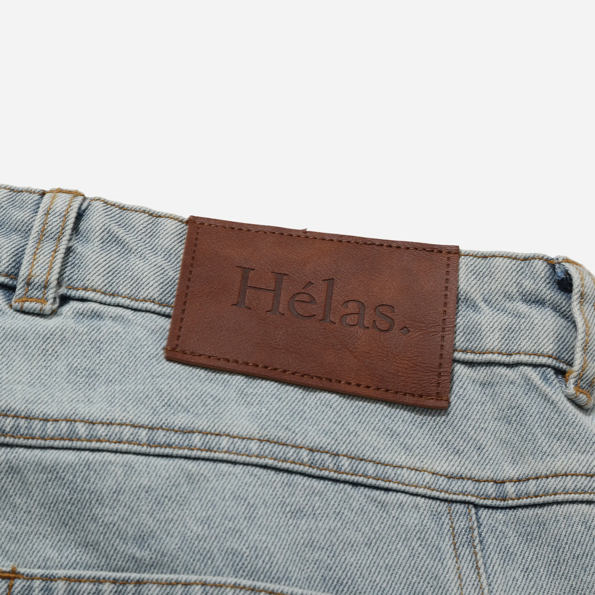 Hélas Zigzagger Jean Pants Washed Light Blue