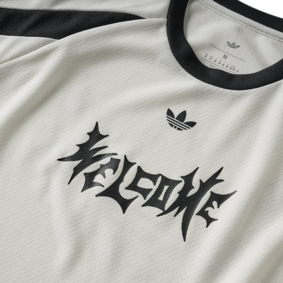Maillot Adidas Skateboarding x Welcome Blanc et Noir