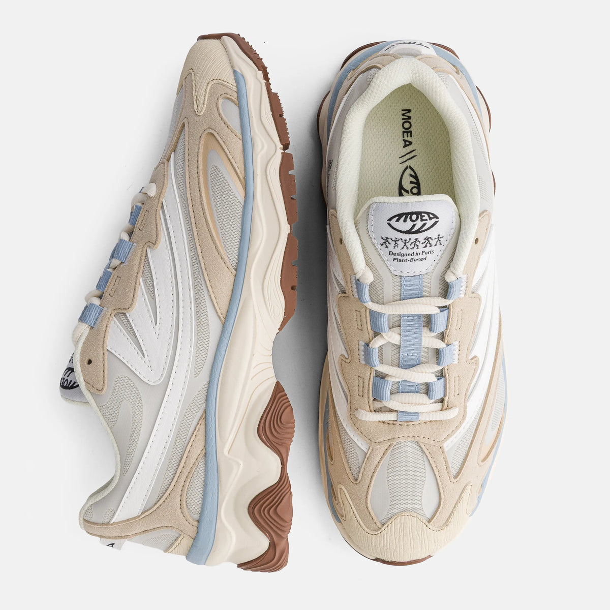 Chaussures MoEa Dragonfly Beige & White Corn