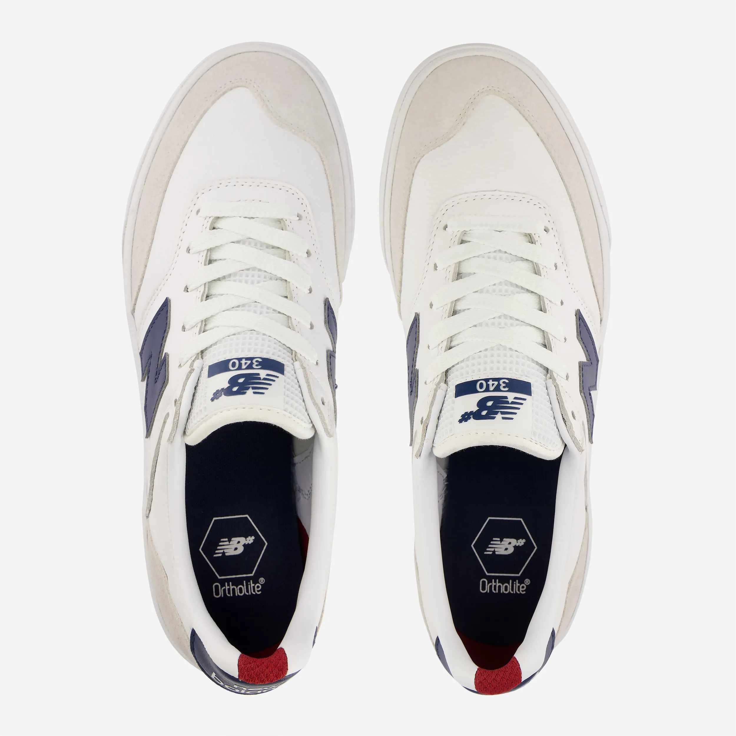New Balance Numeric 340 White Nb Navy