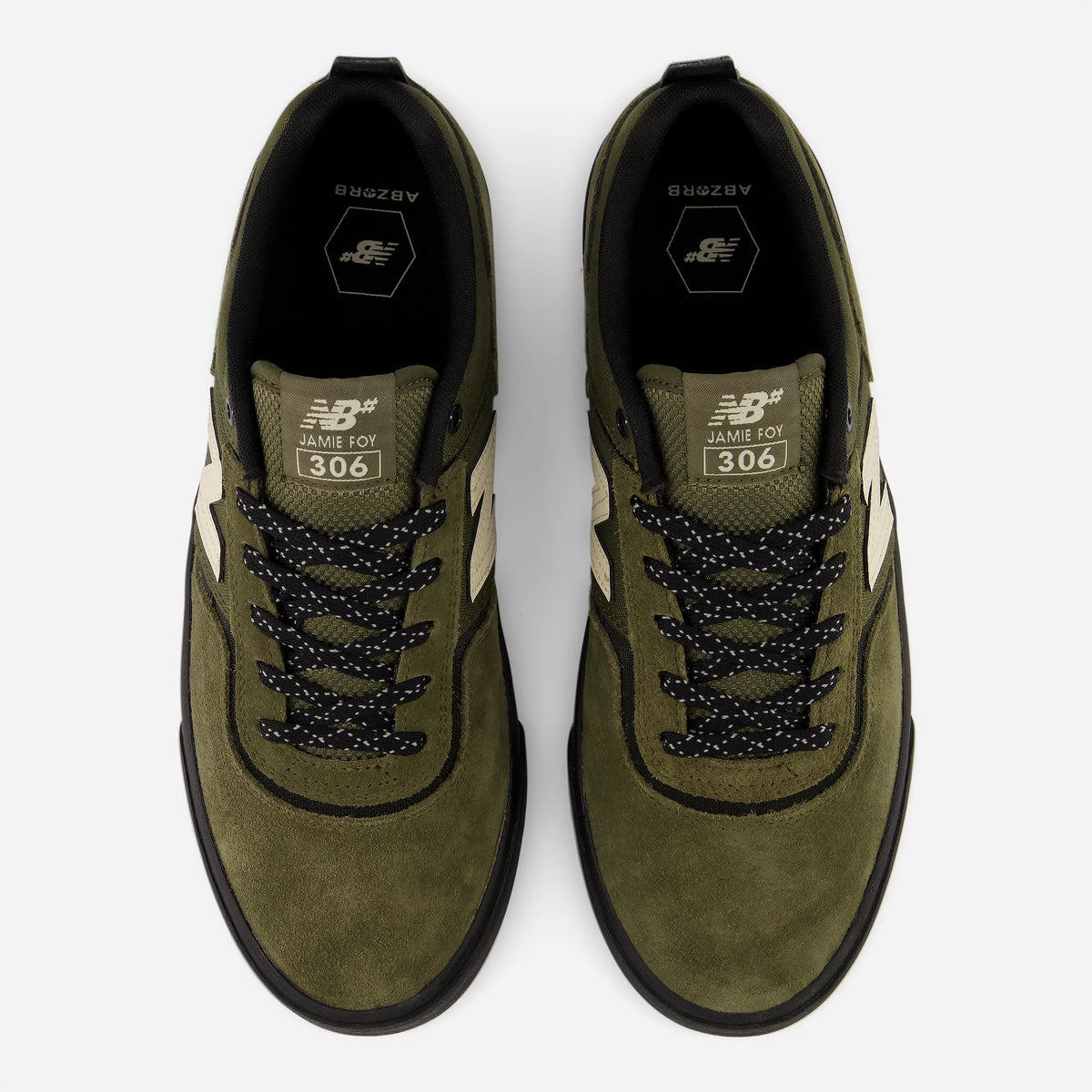 Chaussures New Balance Numeric Jamie Foy 306 Dark Moss Black