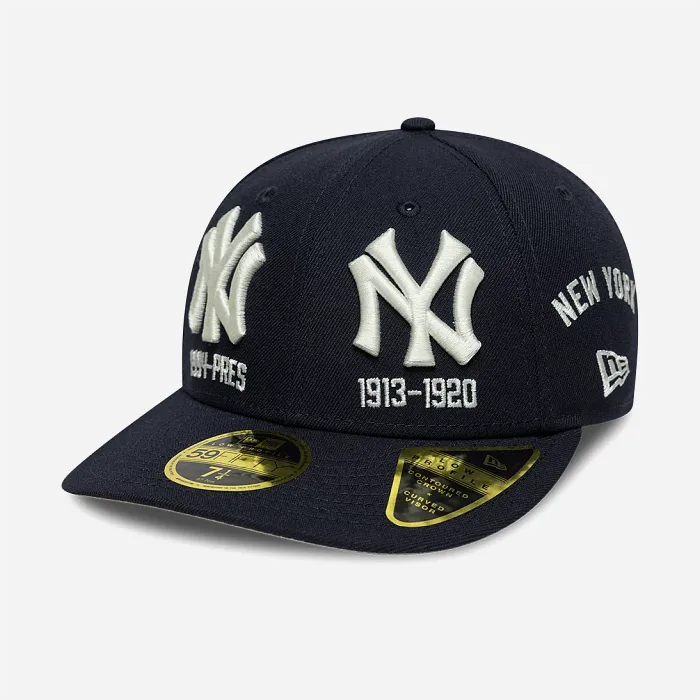 New Era 59FIFTY NY Yankees Navy All Over Embroidery Cap