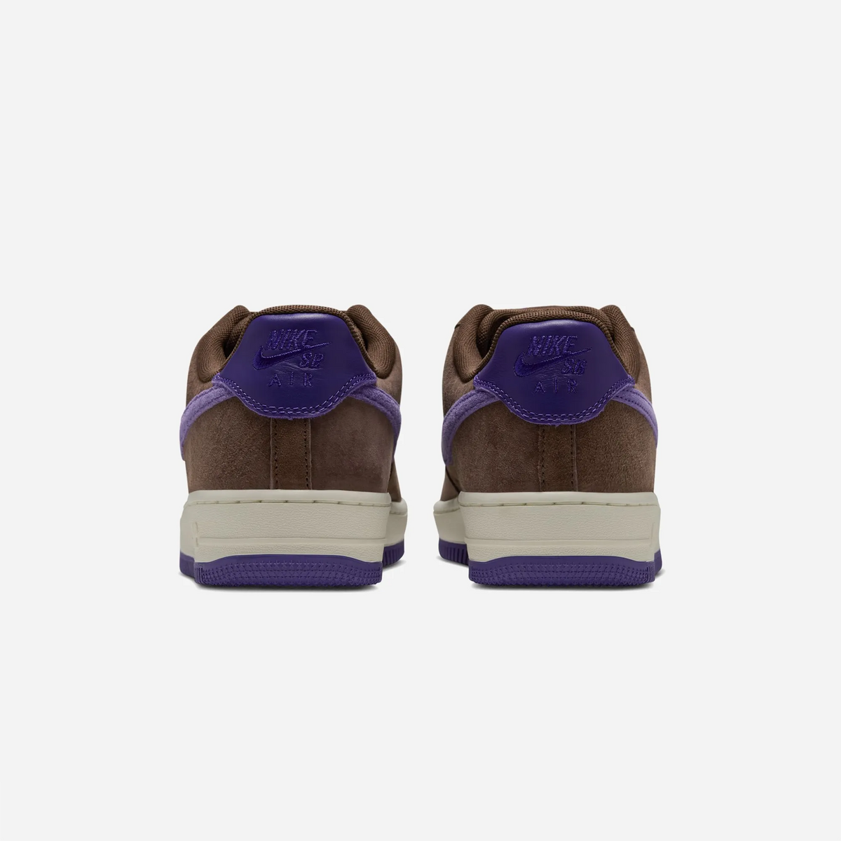 Nike SB Air Force 1 Light Chocolate Court Purple - Geo Edition