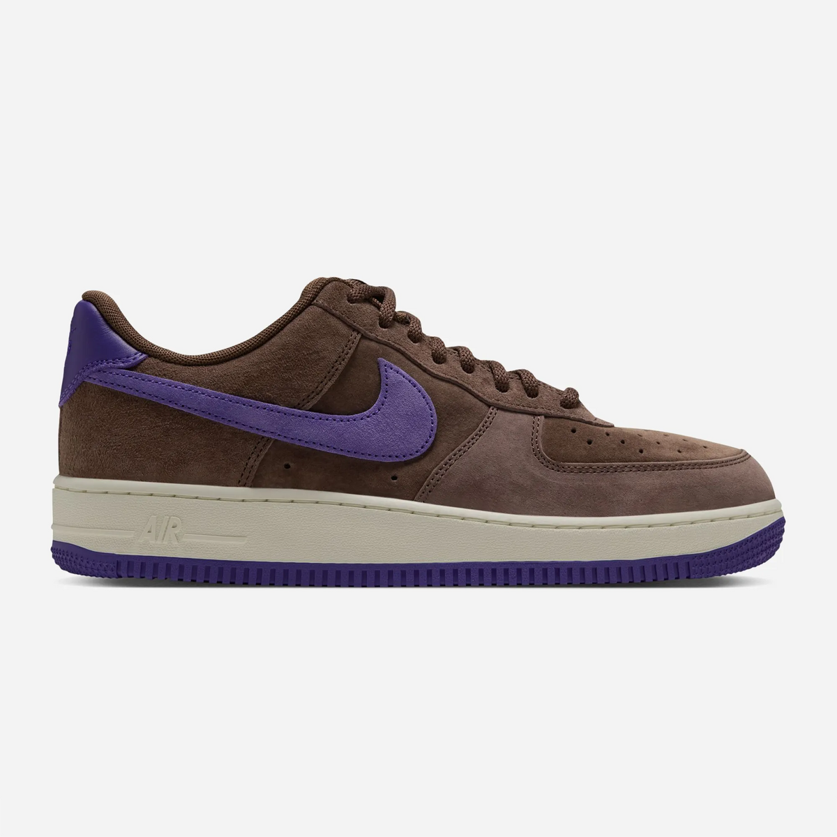 Nike SB Air Force 1 Light Chocolate Court Purple - Geo Edition
