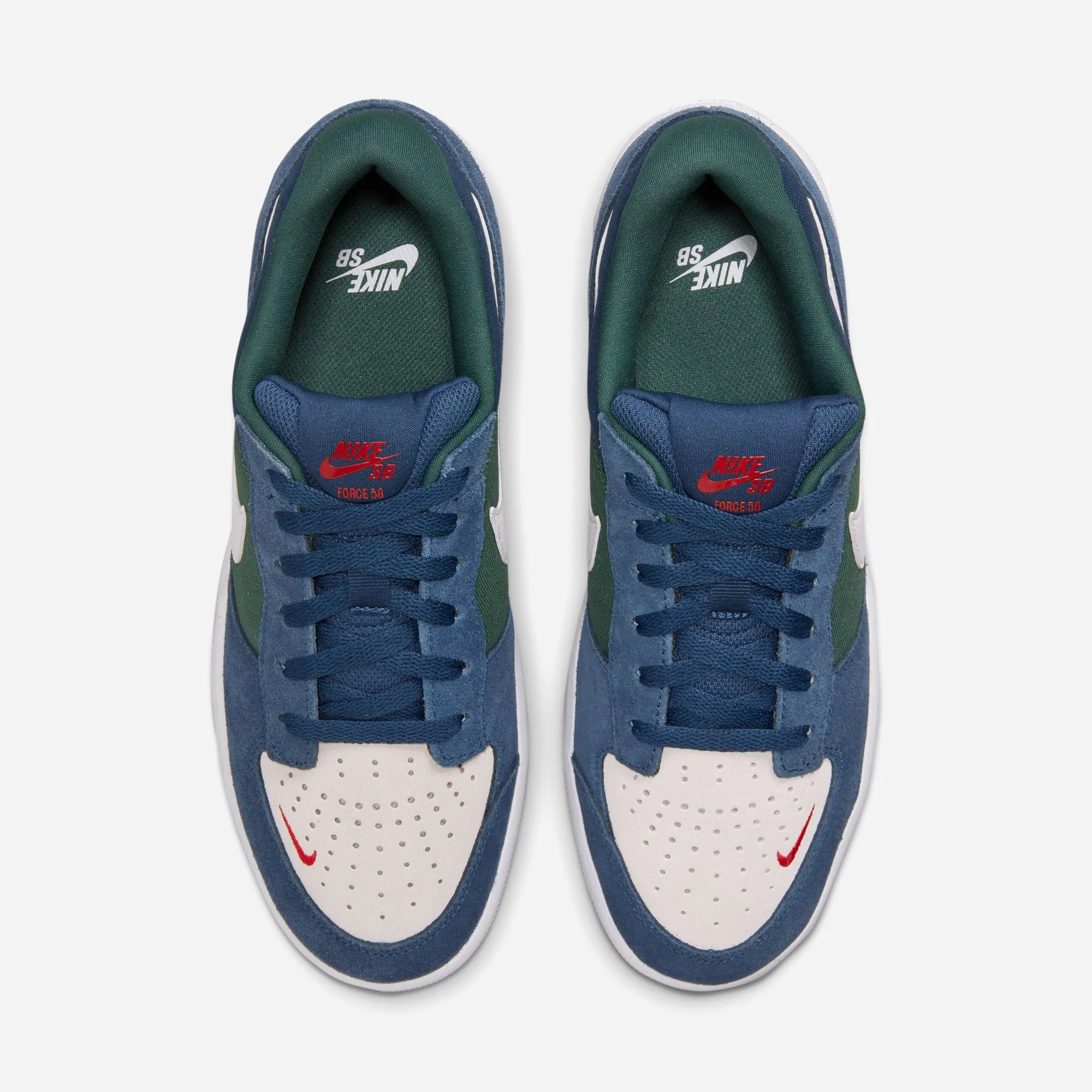 Nike SB Force 58 Sneakers Navy Noble Green