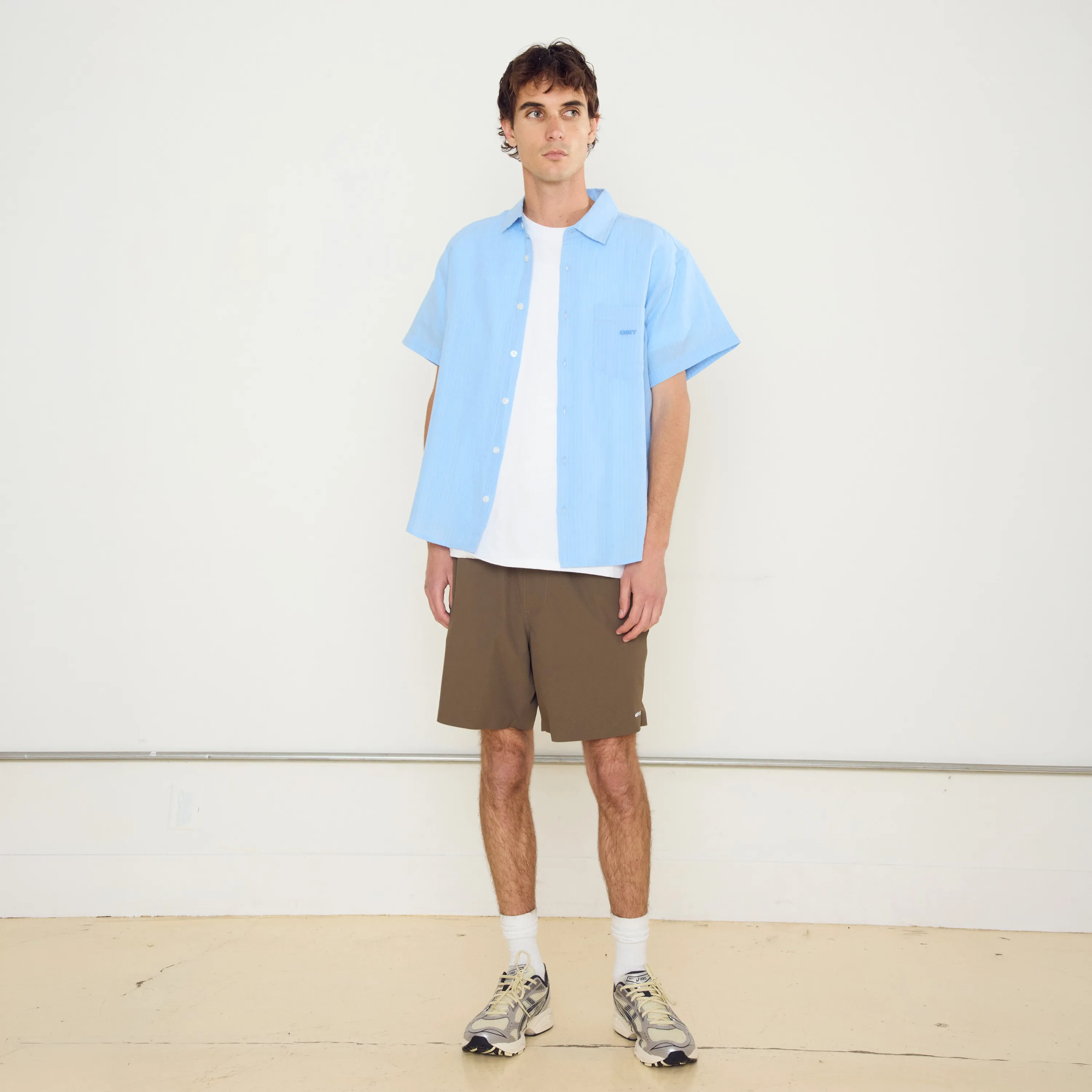 OBEY - Barry SS Shirt Sky Blue Multi