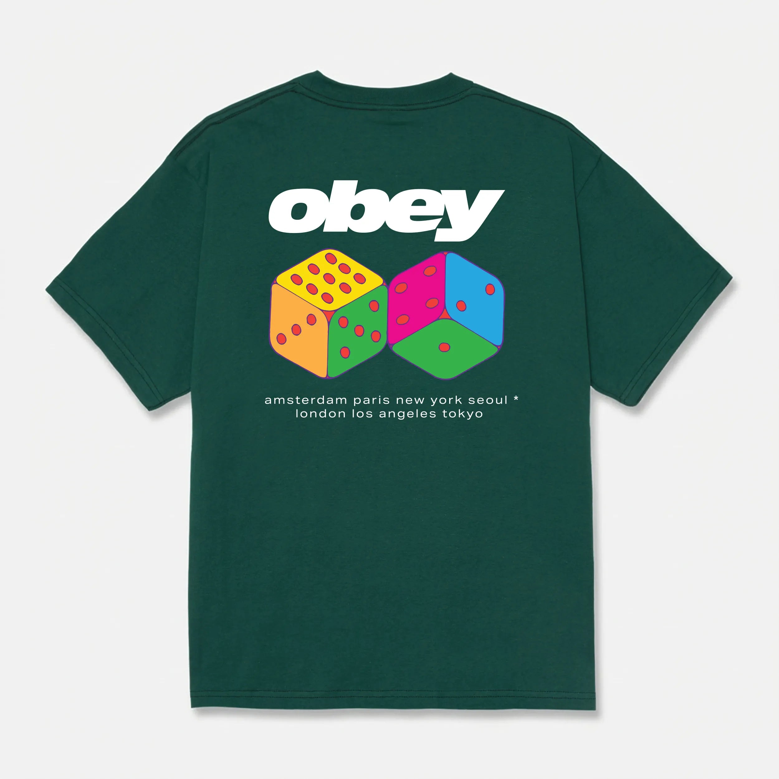 OBEY - Dice Classic T-Shirt Rainforest Green