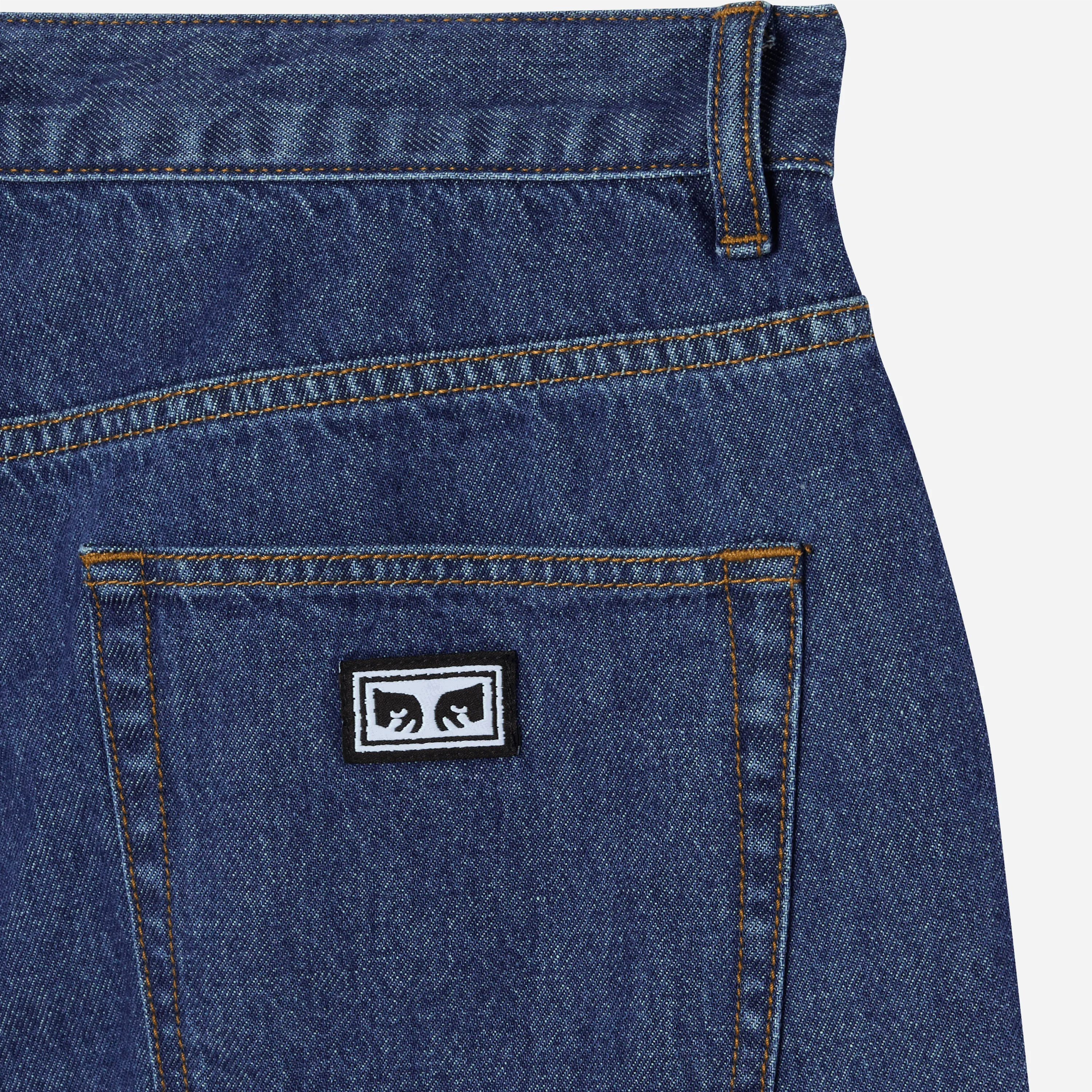 Obey Emerson Denim Short Stone Wash
