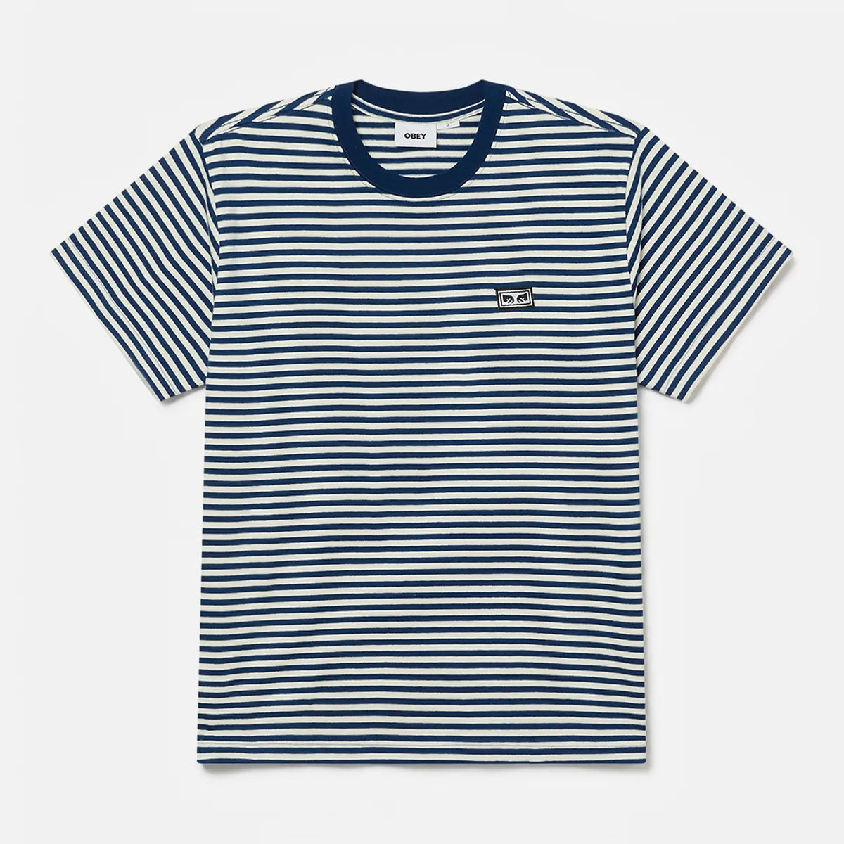 T-shirt Obey Established Works Eyes Stripes Navy Peony Multi