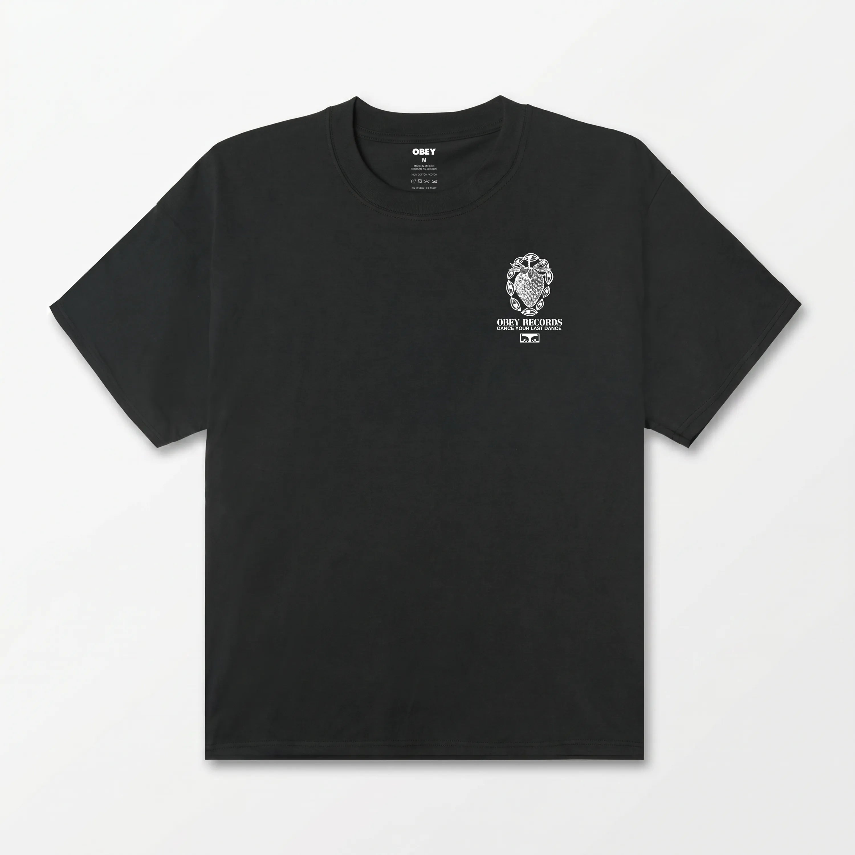 T-Shirt Obey Garden Heavyweight Vintage Black