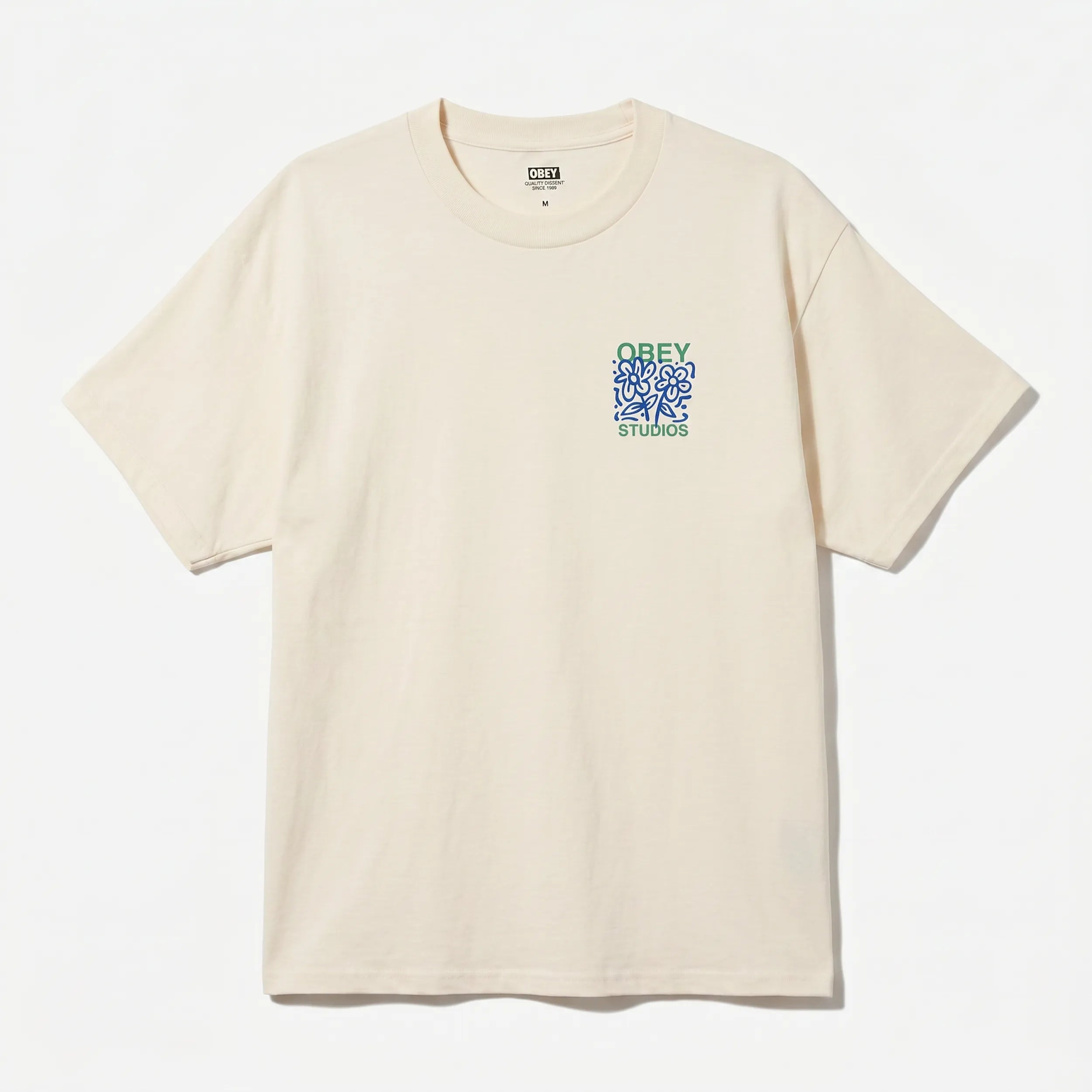 T-shirt Obey Grown With Love Cream