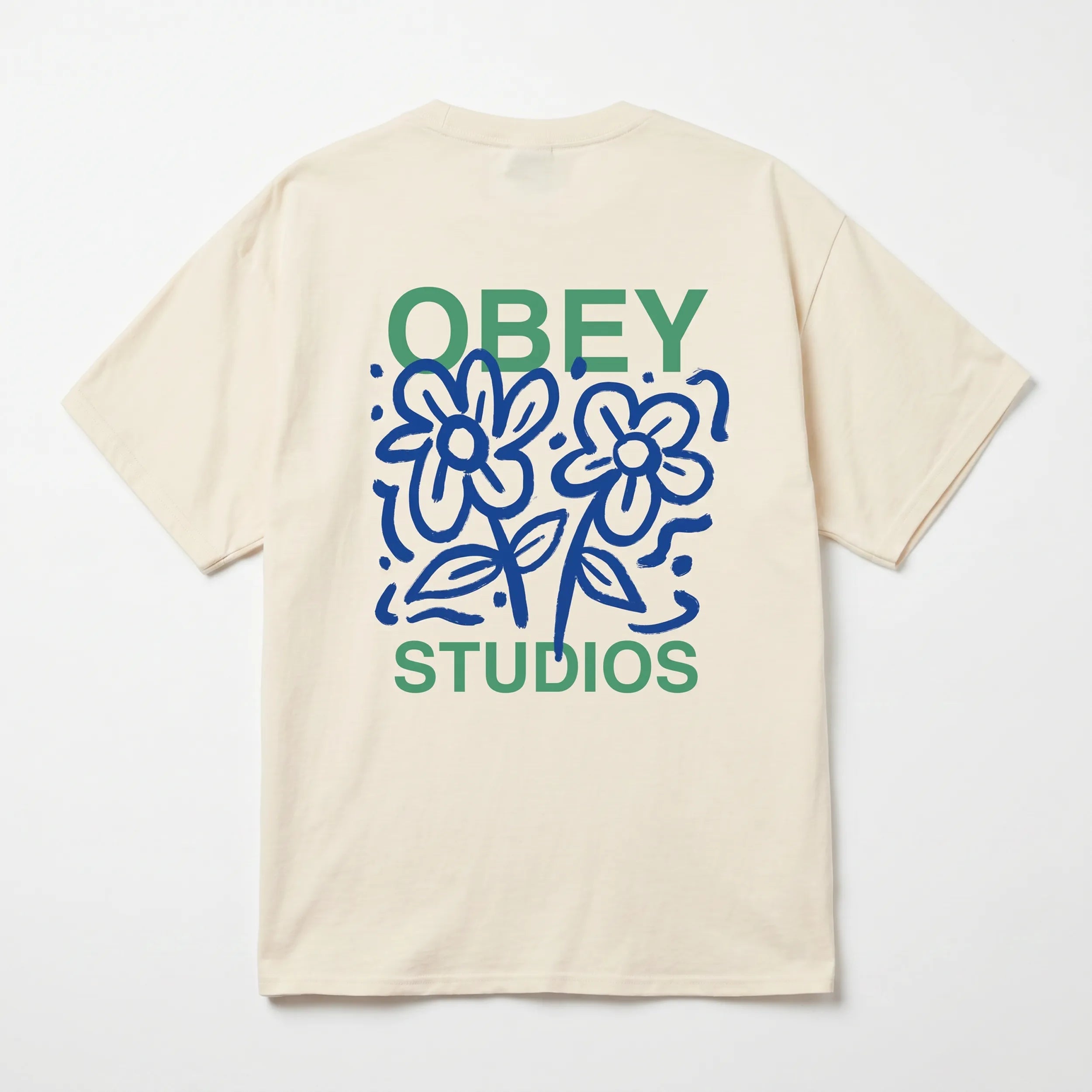 T-shirt Obey Grown With Love Cream