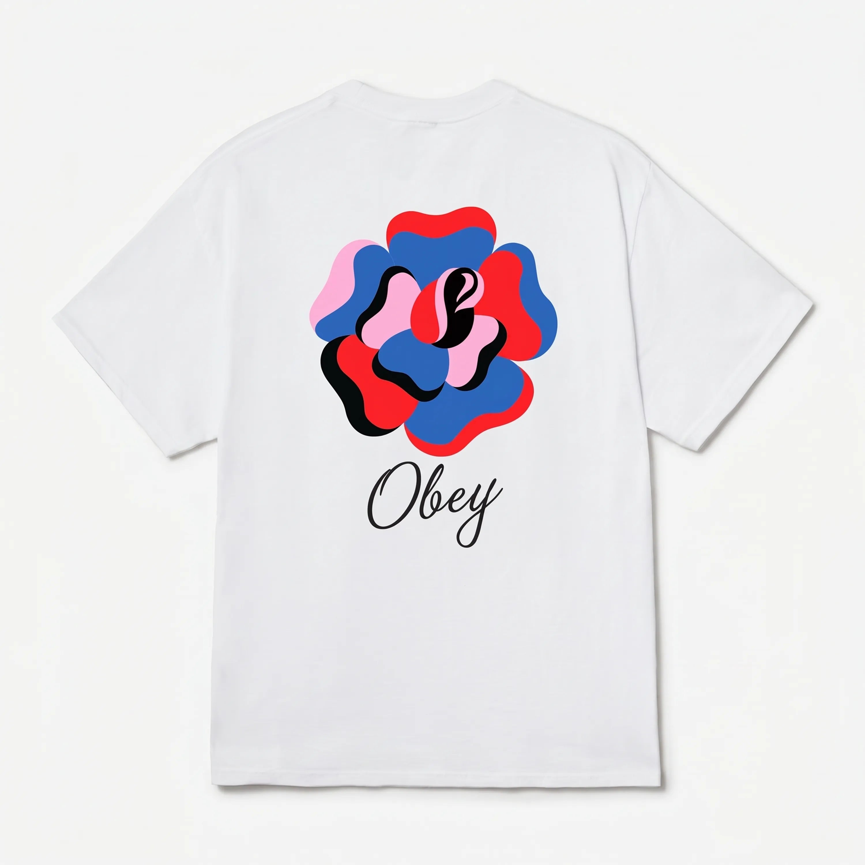 Obey Paper Rose Tee White