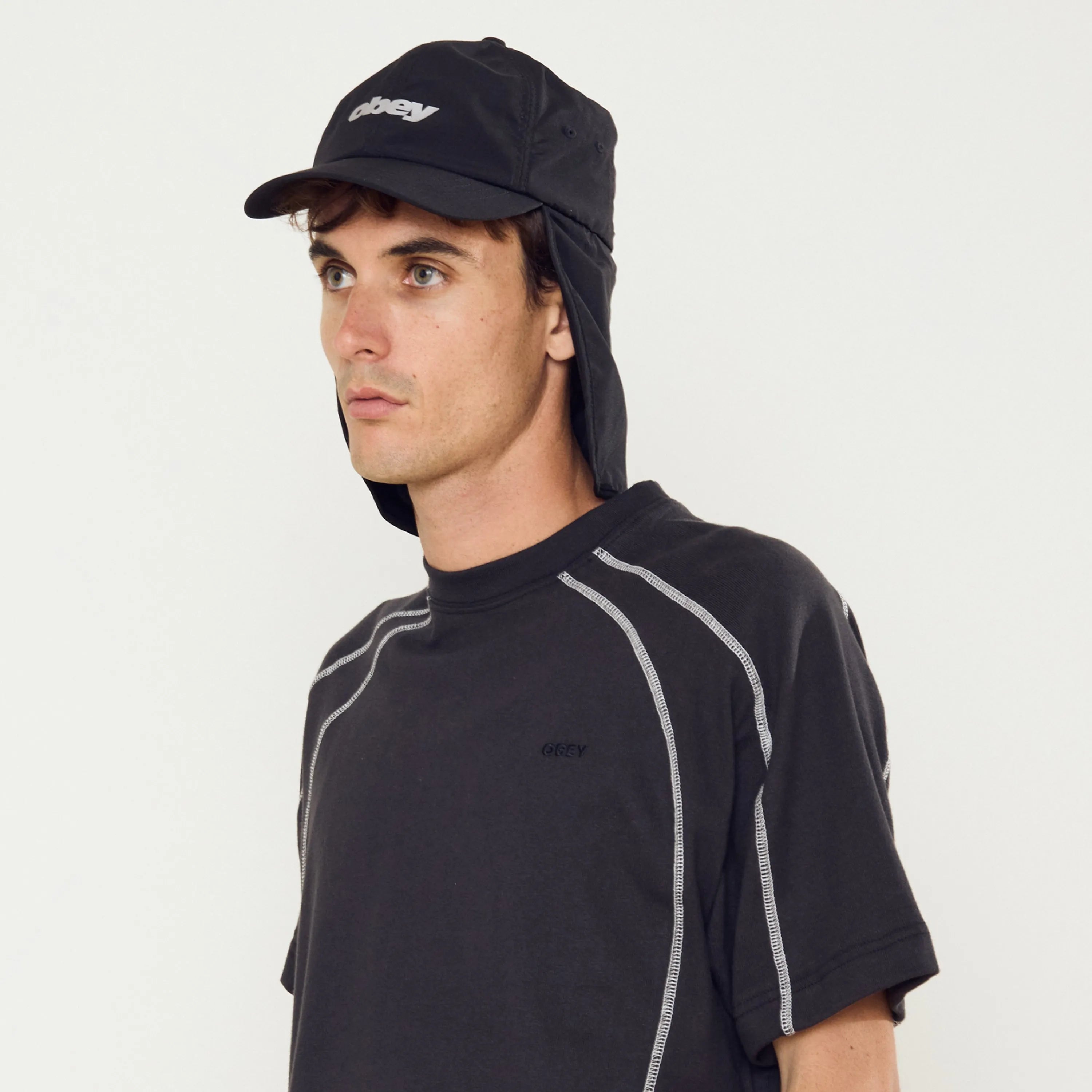 Obey Sahara 6 Panel Trail Cap Black