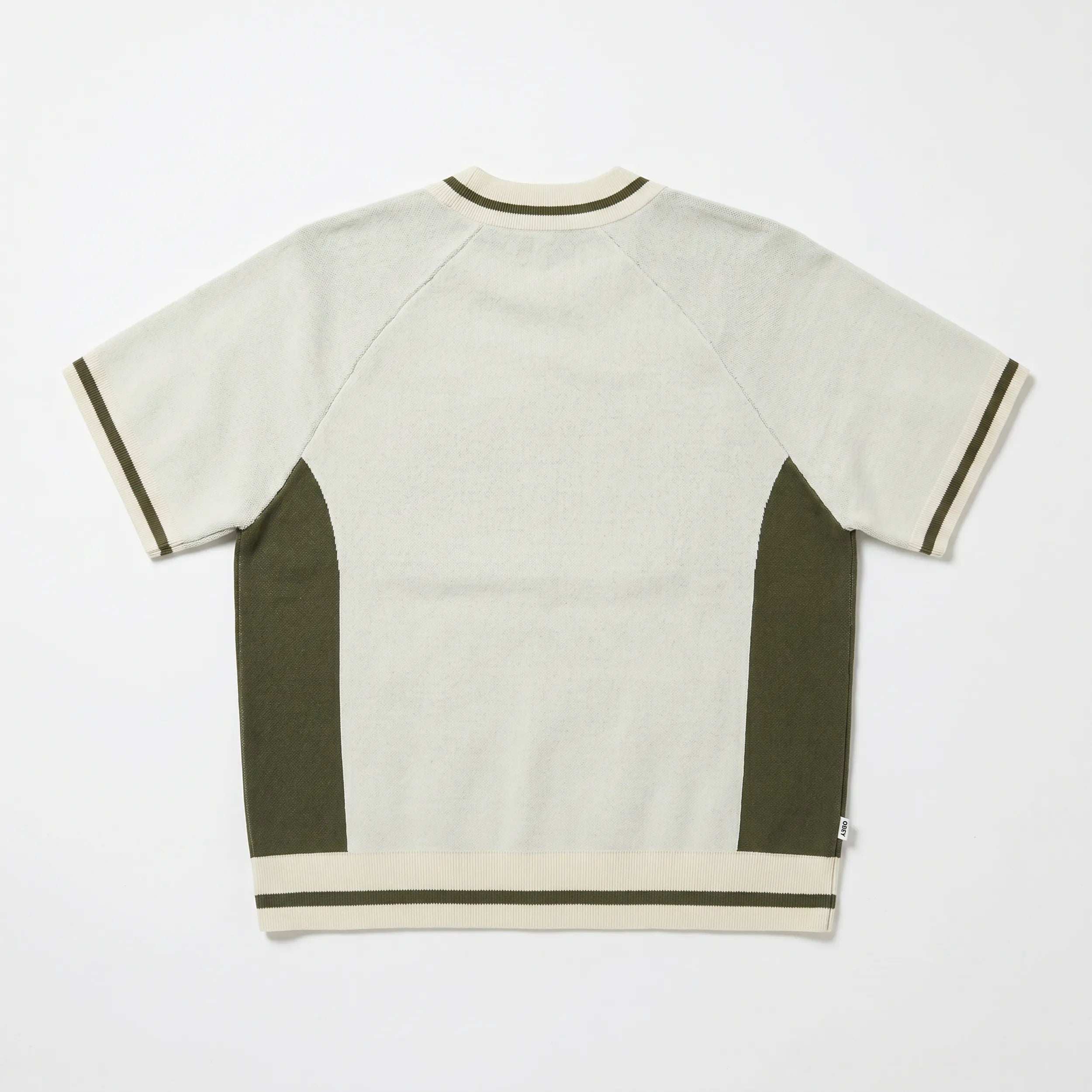 Polo en Maille Tricotée Obey Sport Unbleached Multi