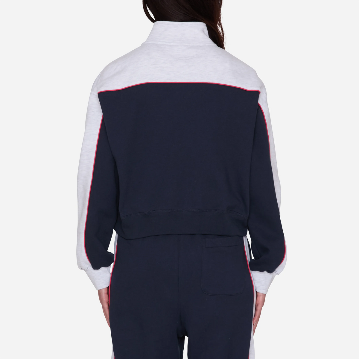 Veste Obey Zeno Mock Neck Zip Up Dark Navy Multi