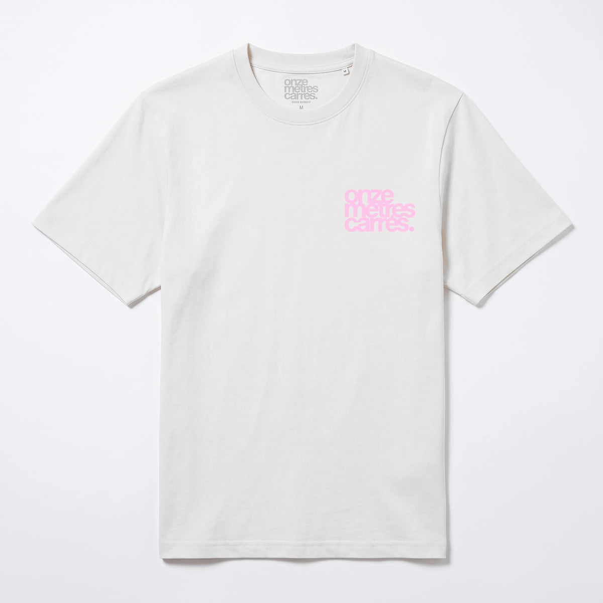 T-shirt Onze Mètres Carrés Biarritz White Pink
