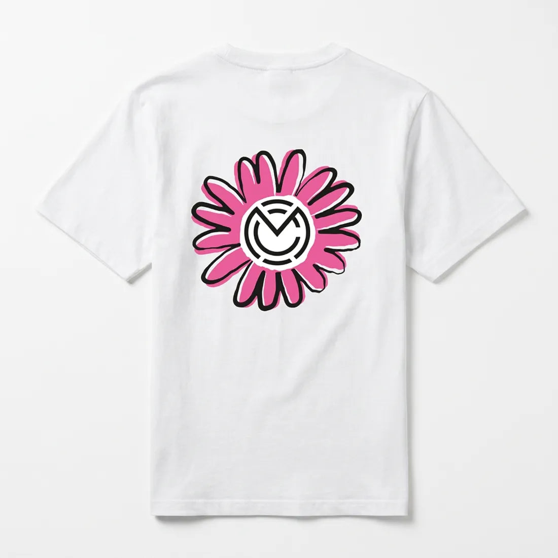 T-shirt Onze Mètres Carrés Flower Foot White