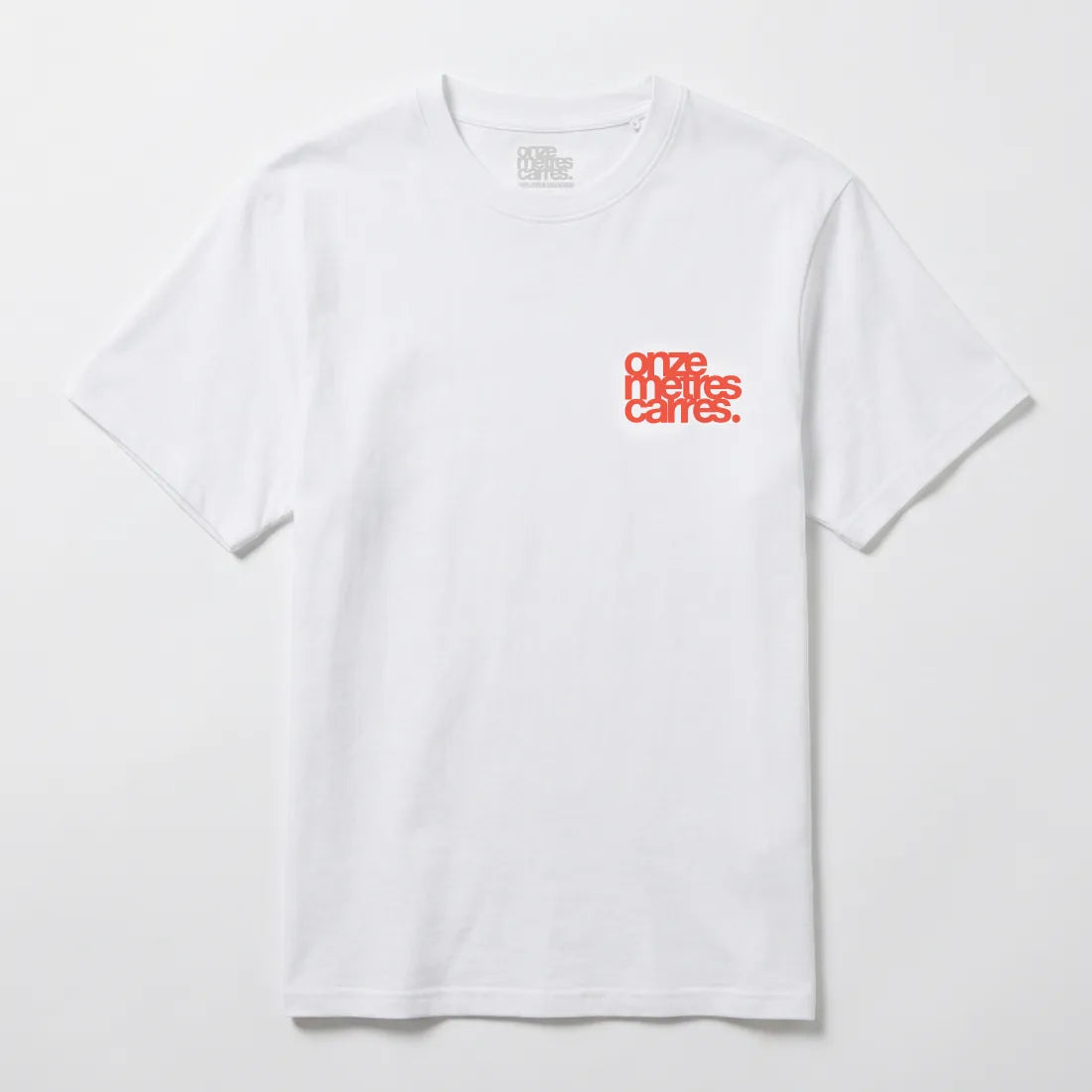 Onze Metres Carres - Flower Vase Draw Tshirt - White / Print Red