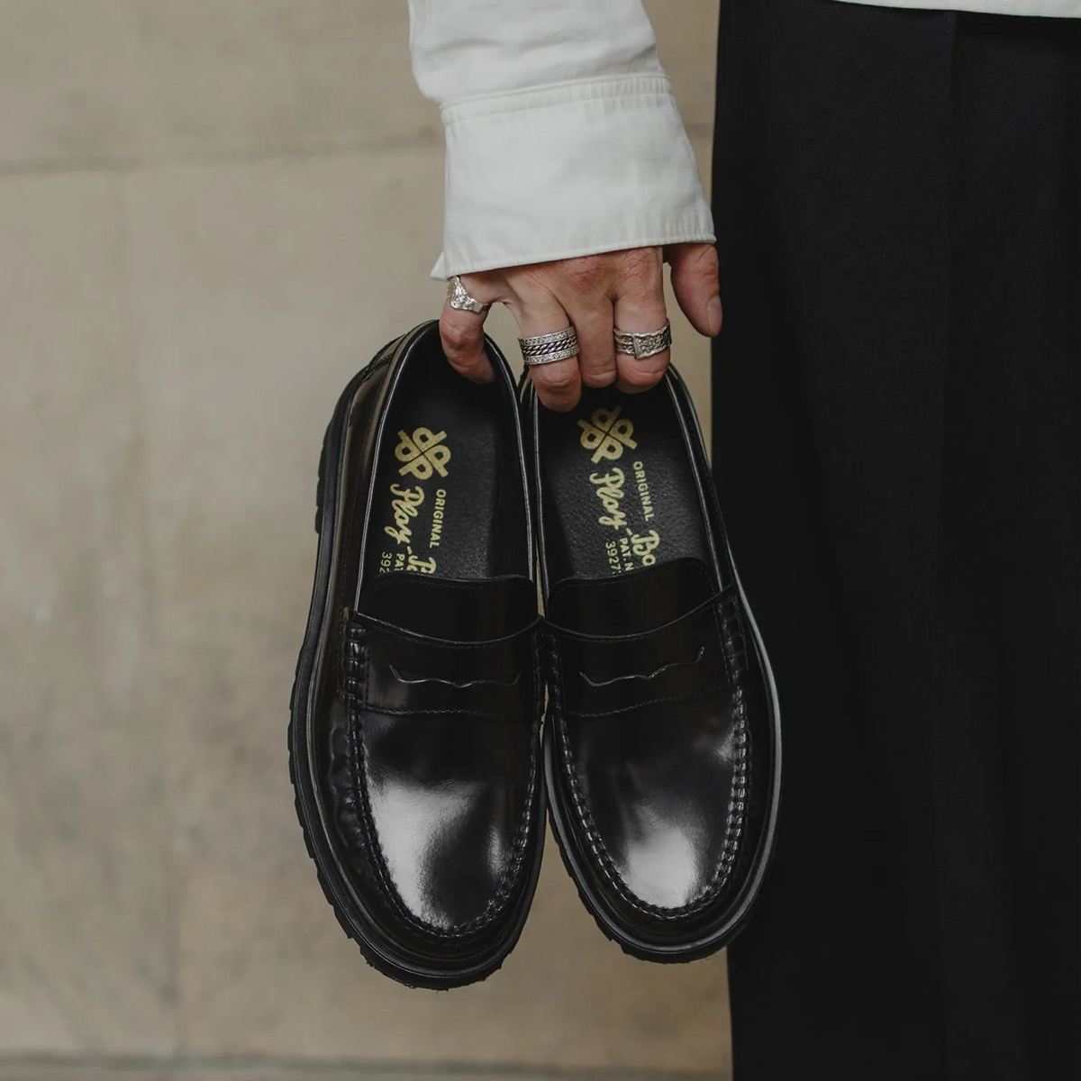 Chaussures Original Playboy Austin Black Polido