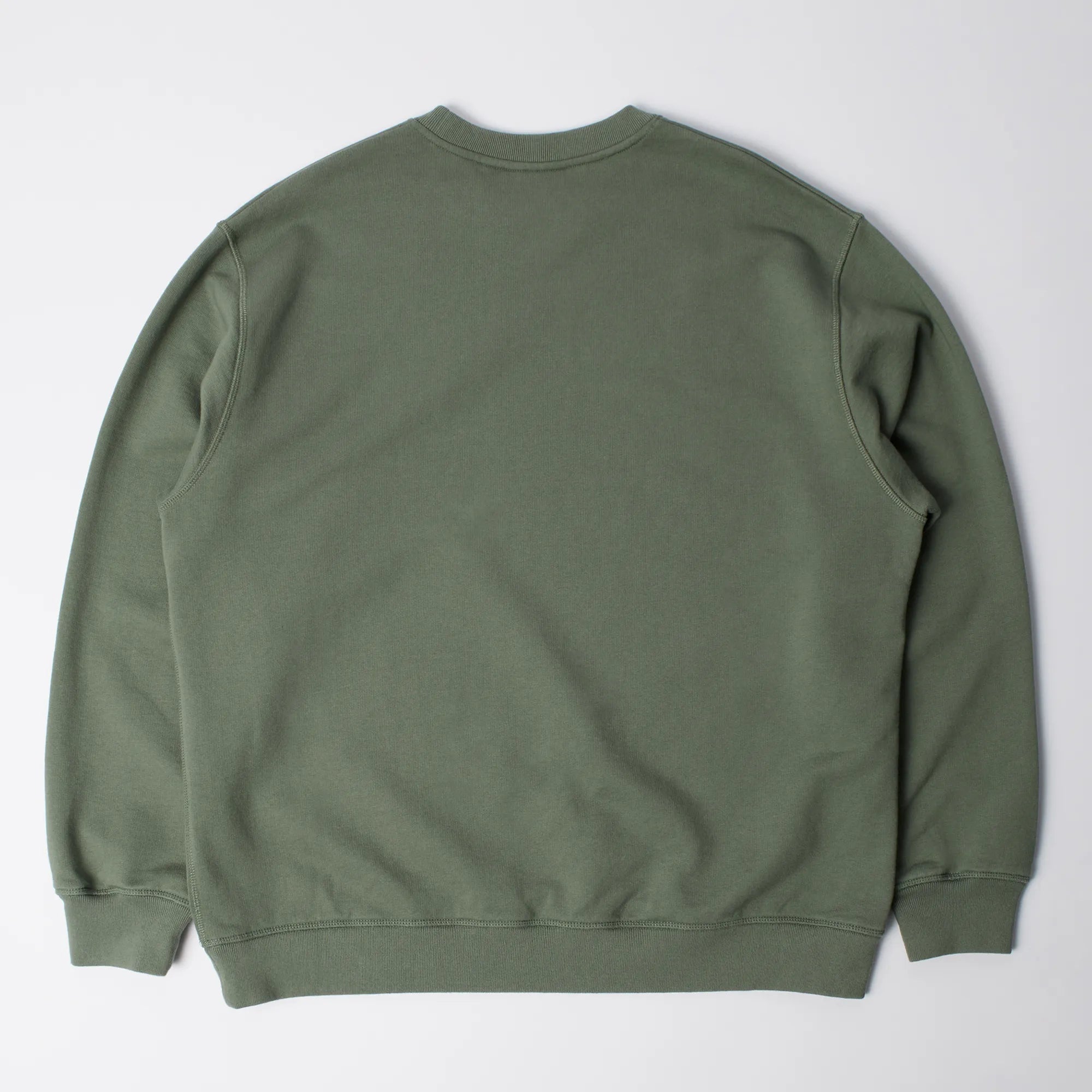 Parra Flag Logo Crew Neck Sweatshirt Green