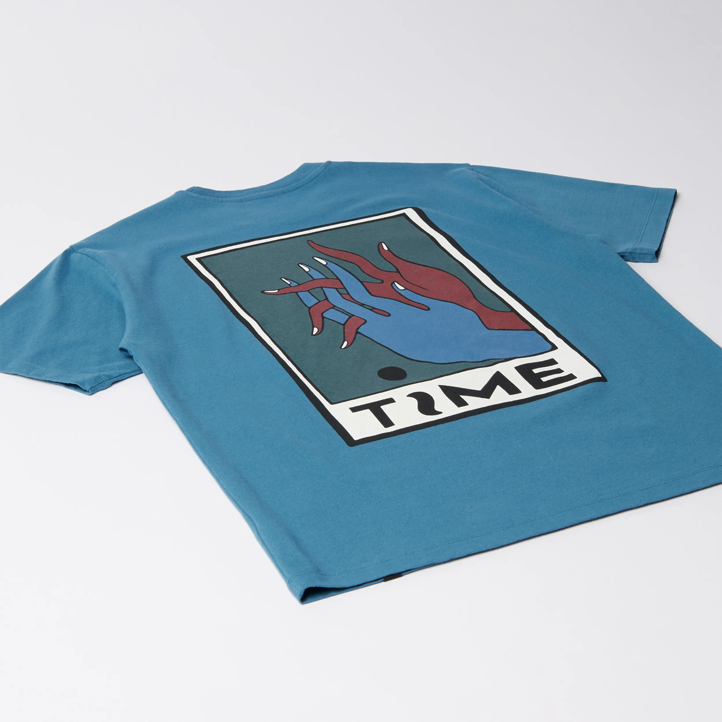 T-shirt Parra Hands Of Time Bleu