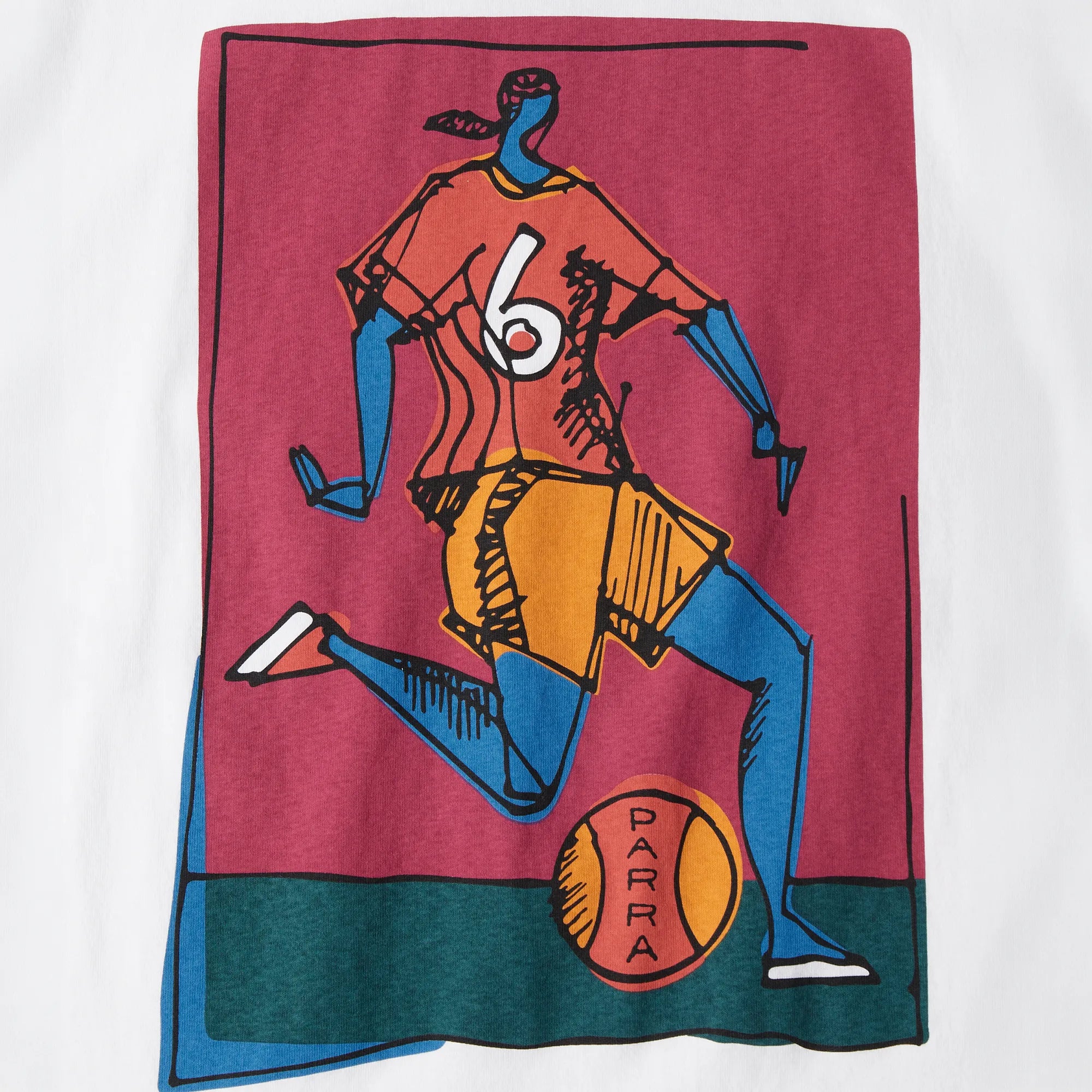T-Shirt Parra Kicked Around White