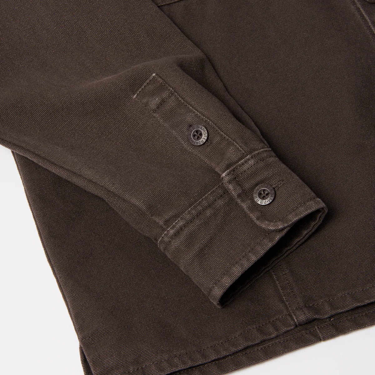 Chemise By Parra Non Loud Long Sleeve Dark Brown