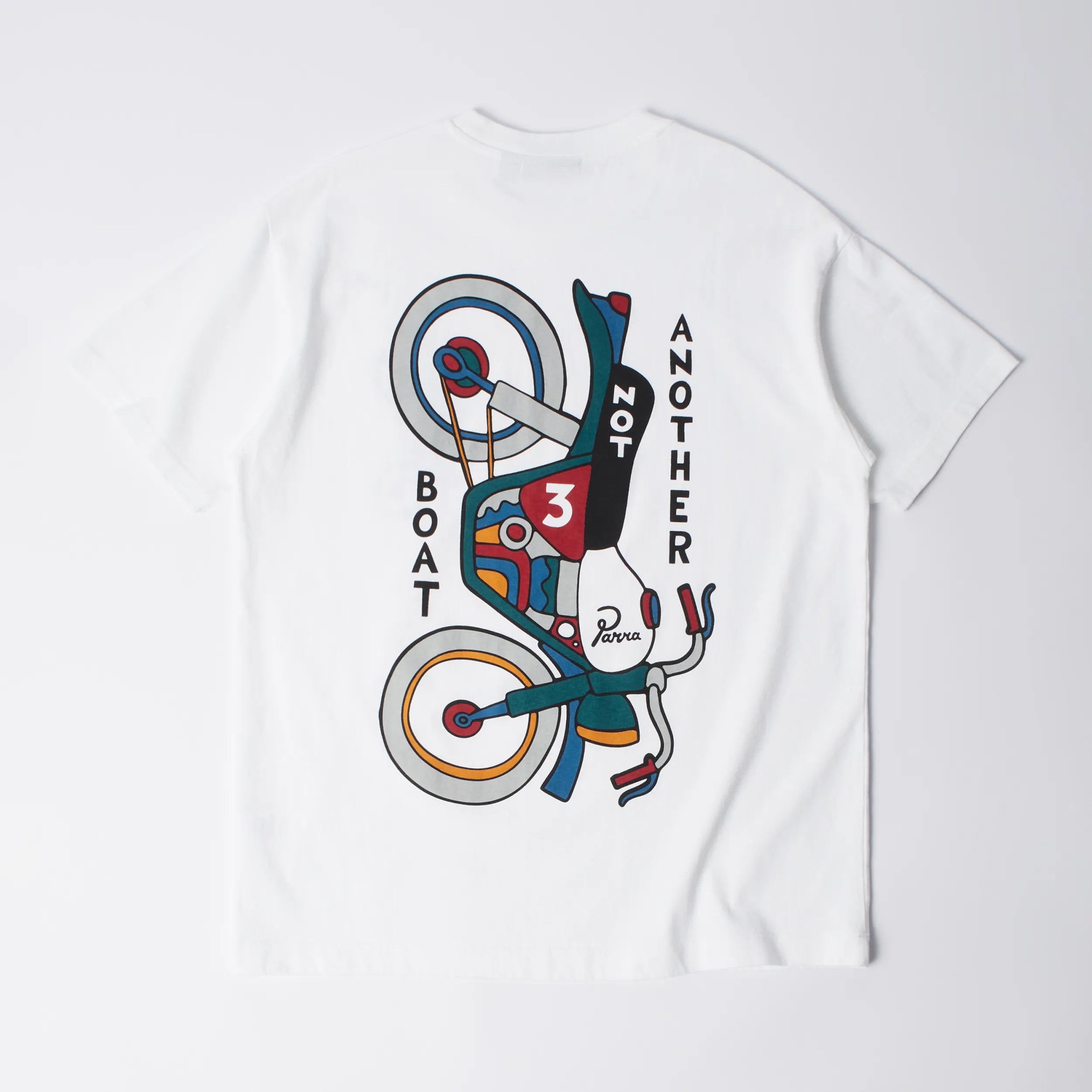 T-shirt Parra Not another boat White