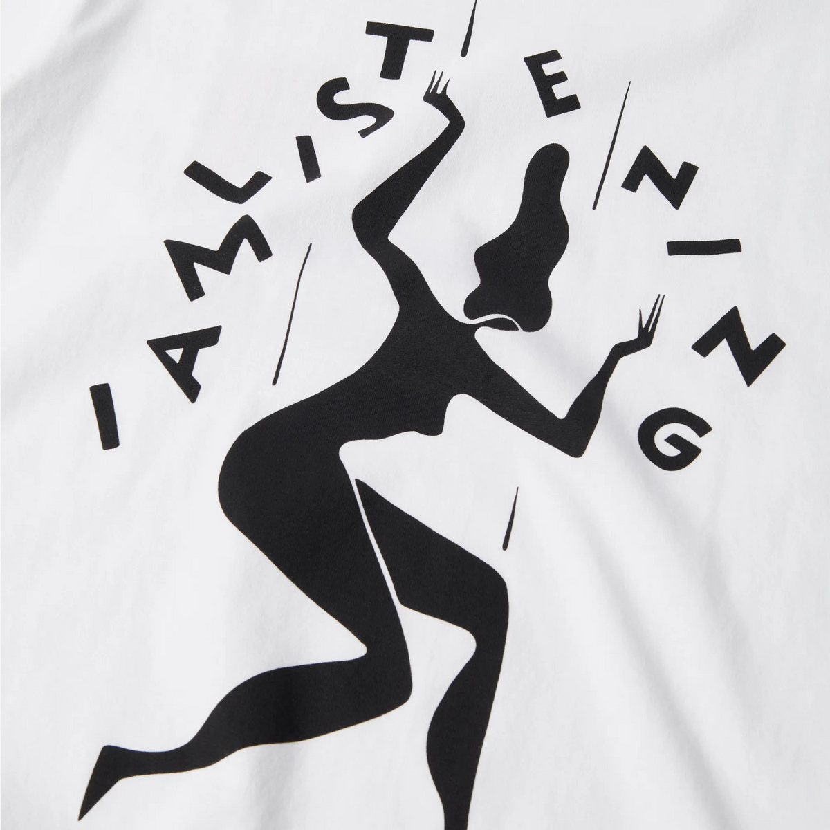 T-shirt By Parra Not Listening White