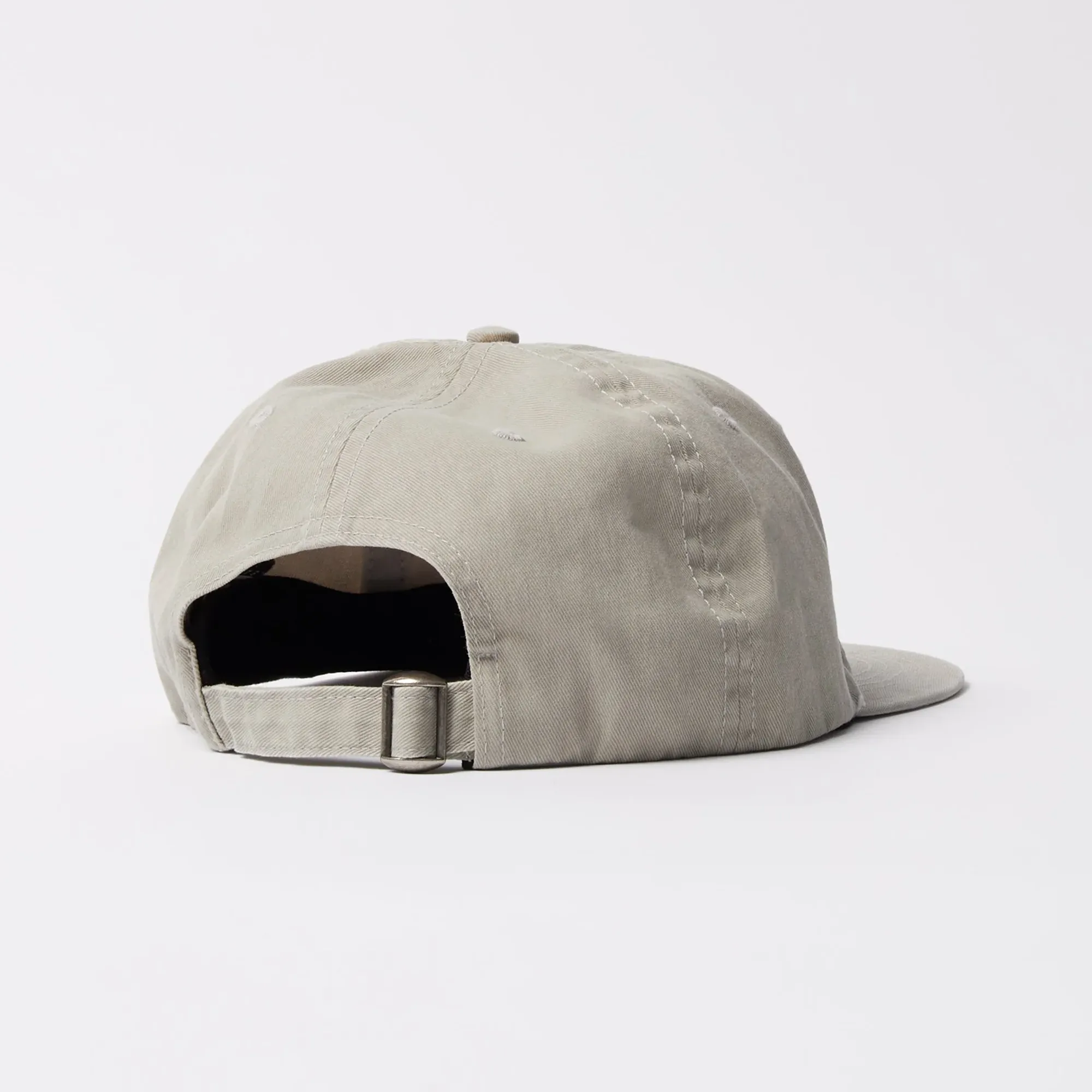 Parra Signature 6 Panel grey cap with embroidered signature logo