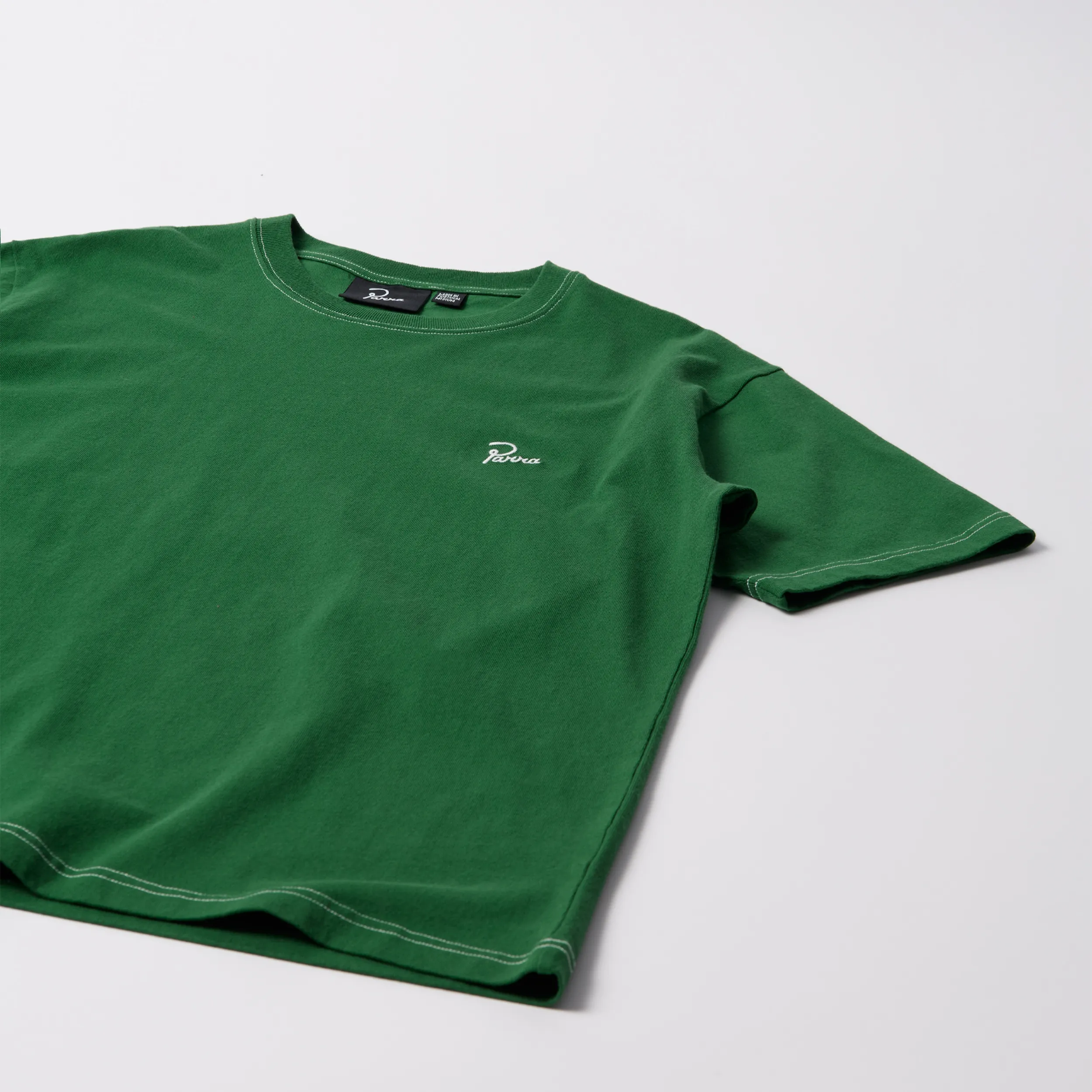 T-shirt brodé Parra Signature Green