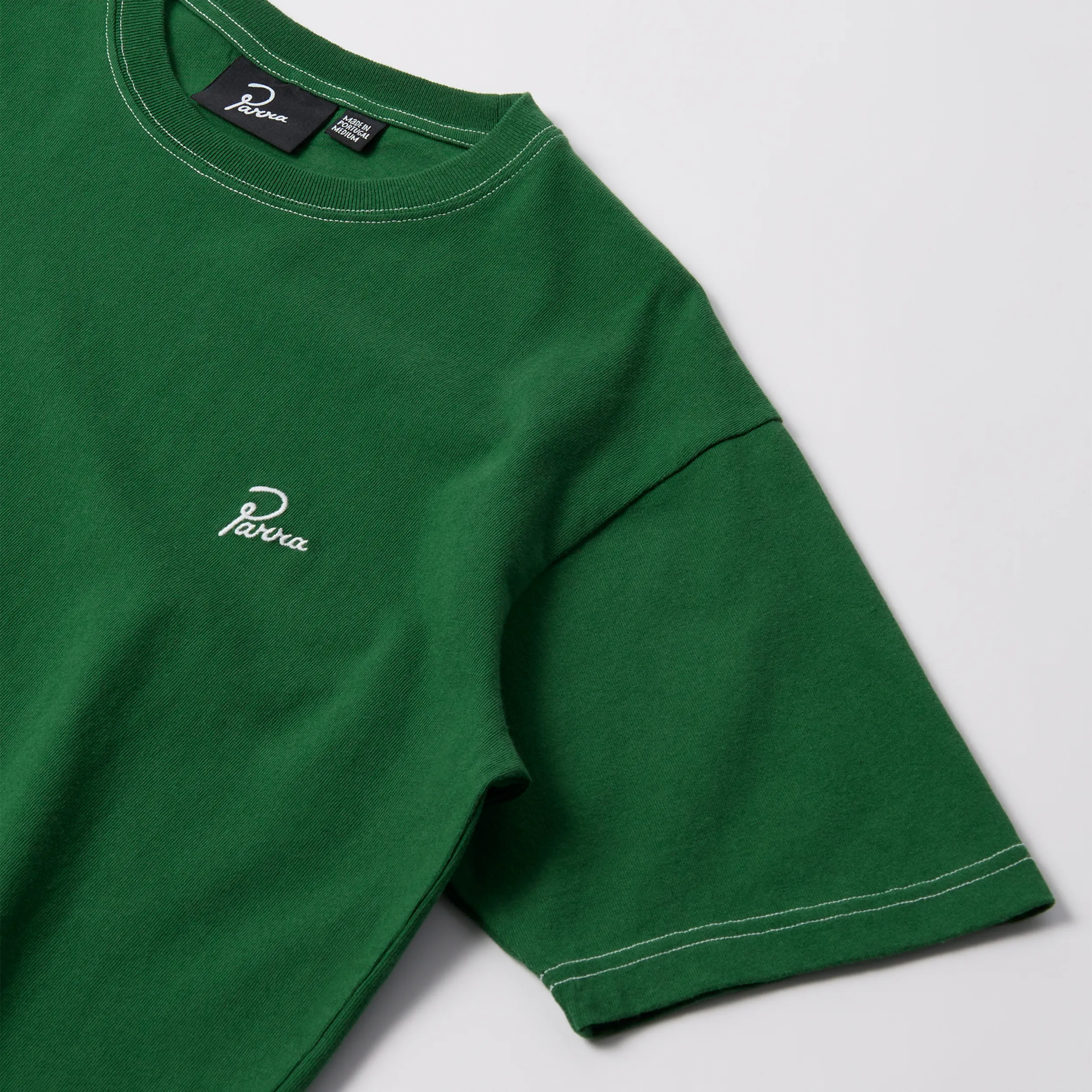 T-shirt brodé Parra Signature Green