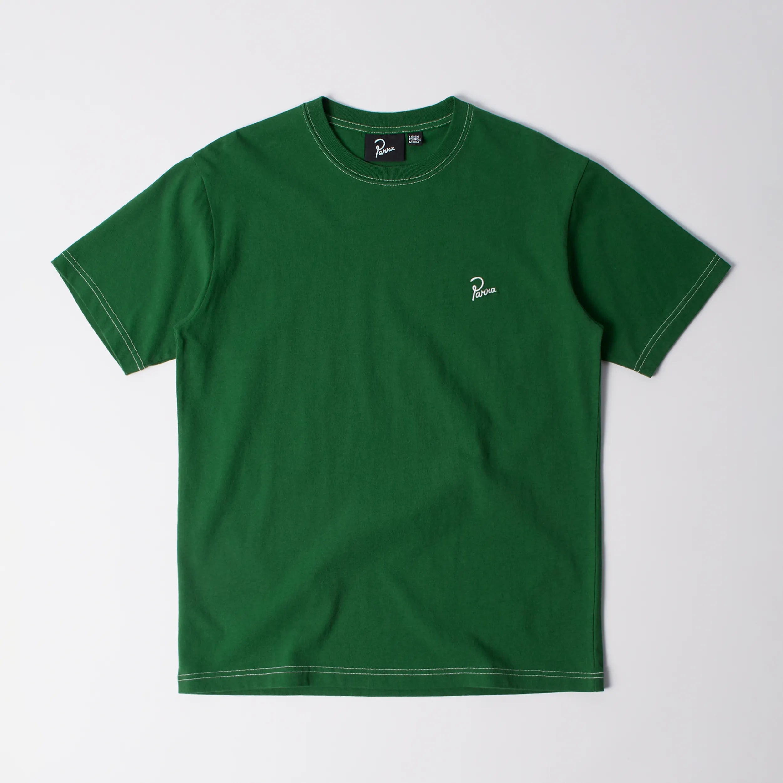 T-shirt brodé Parra Signature Green