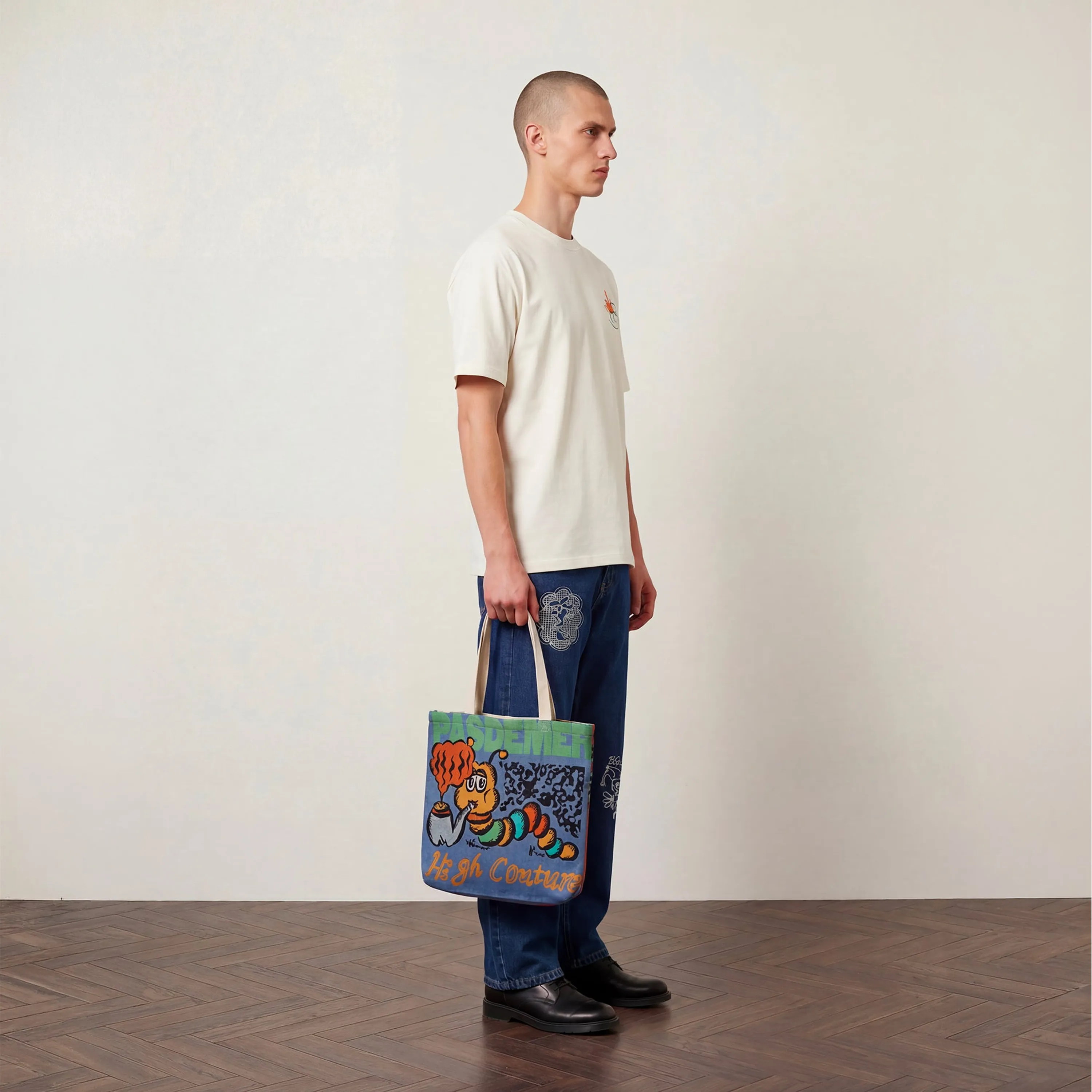 Tote Bag Pas De Mer - Caterpillar Multicolore