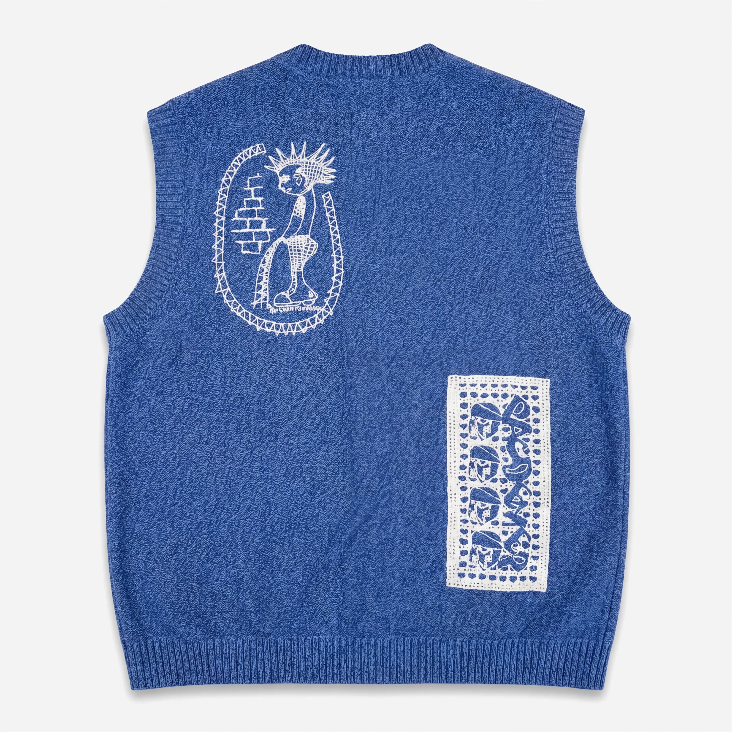 Gilet Sans Manches Pas De Mer - Doily Vest Light Blue