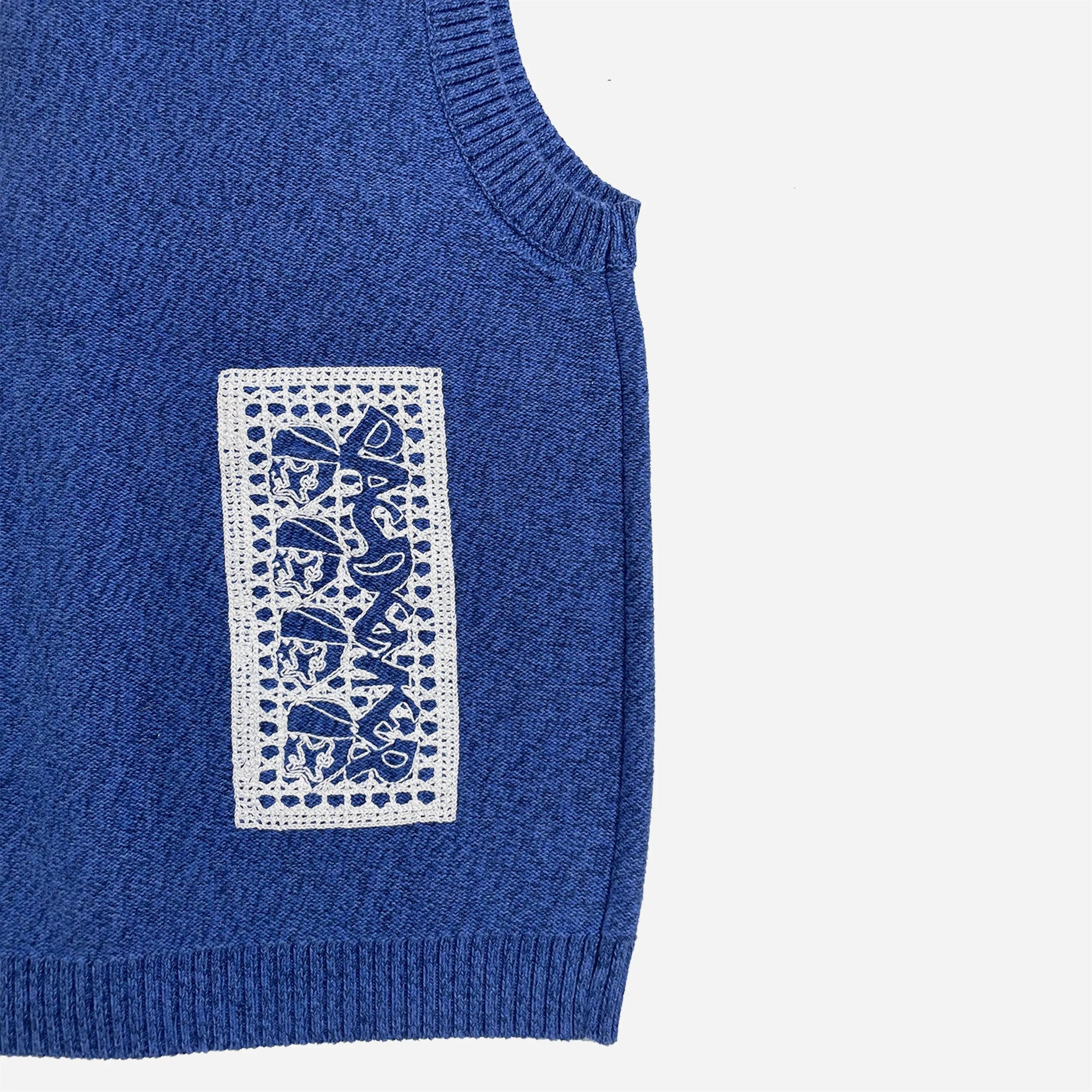Gilet Sans Manches Pas De Mer - Doily Vest Light Blue