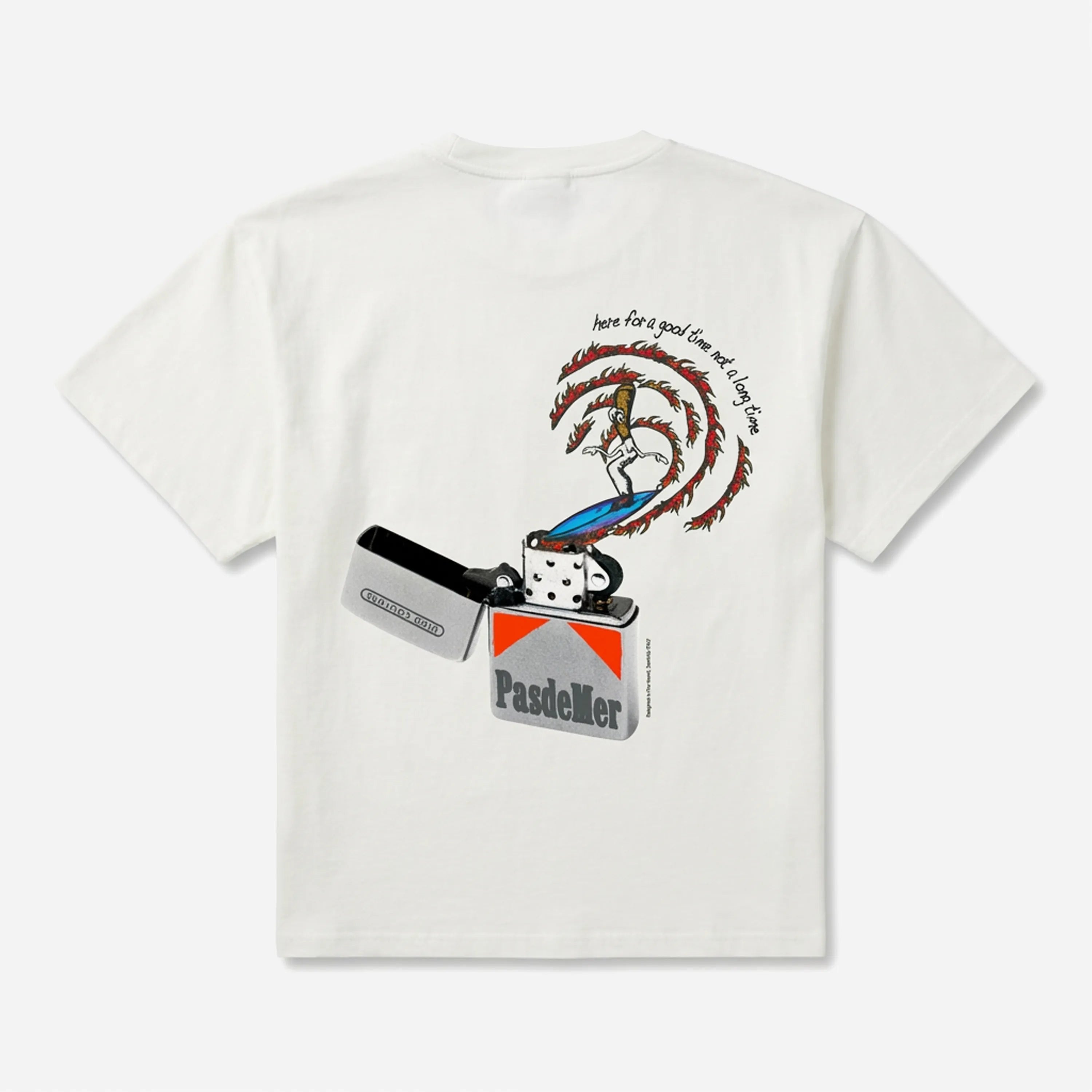 Pas De Mer - Good Time Tee White