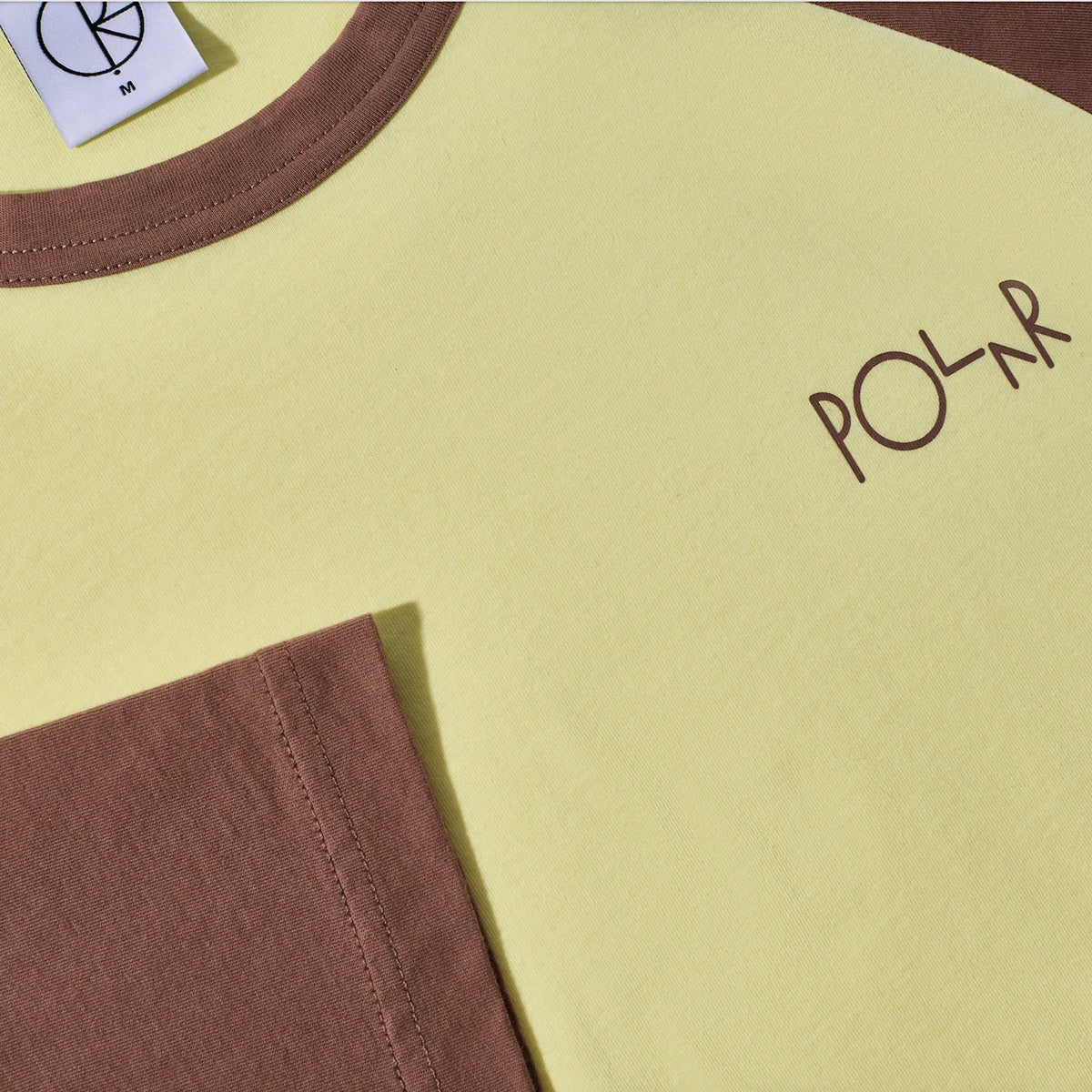 Polar Skate Co 3/4 Sleeve Tee Cinnamon Light Yellow