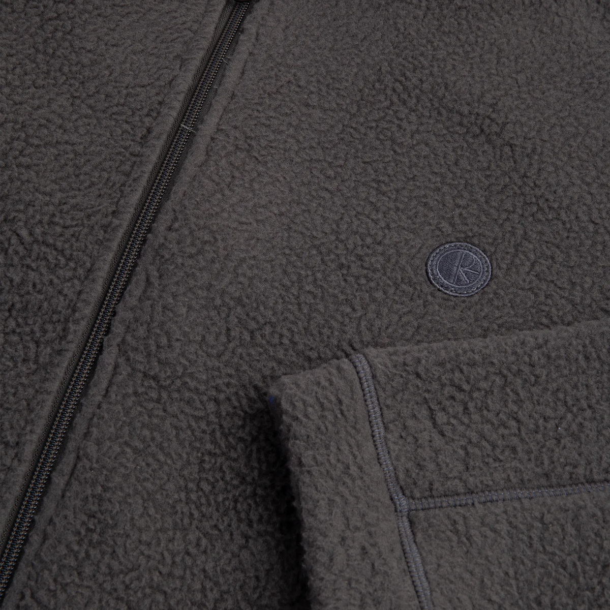 Polar Skate Co. Roman Fleece Jacket Dirty Black