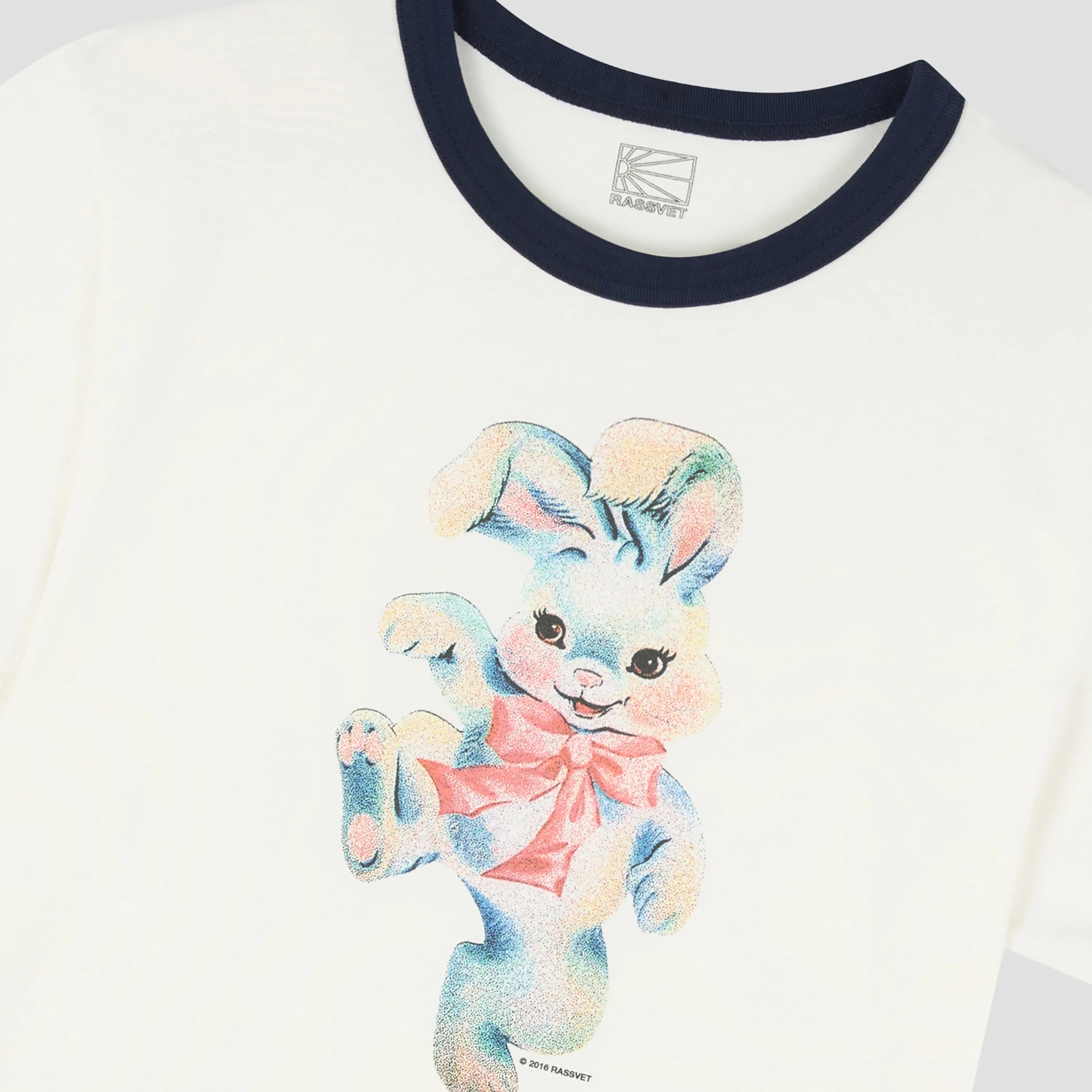Rassvet Bunny Ringer T Shirt White