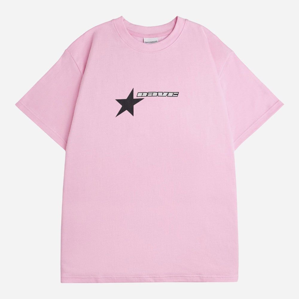 RAVE SKATEBOARDS - AMA TEE - Baby Pink