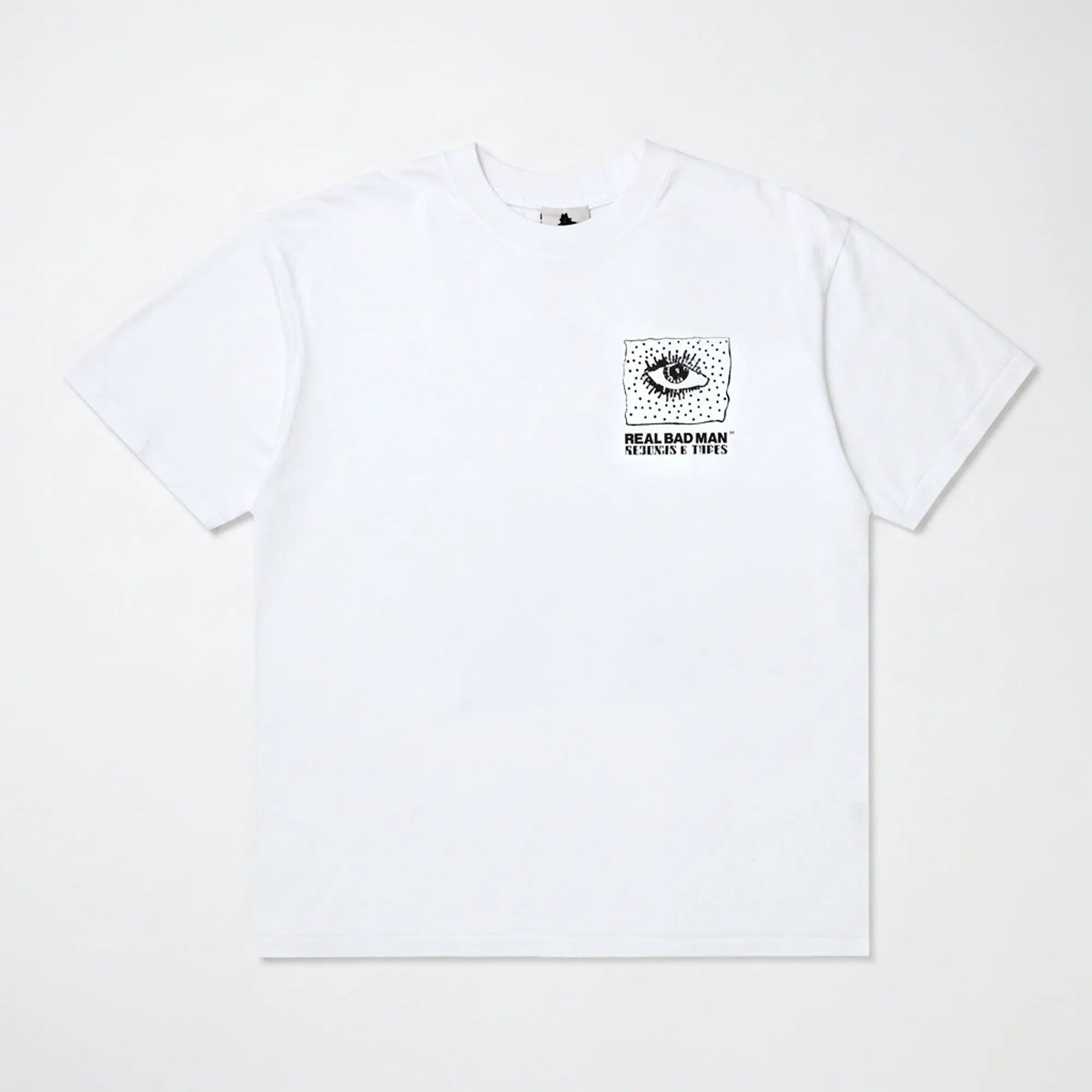 T-Shirt Real Bad Man Records And Tapes White
