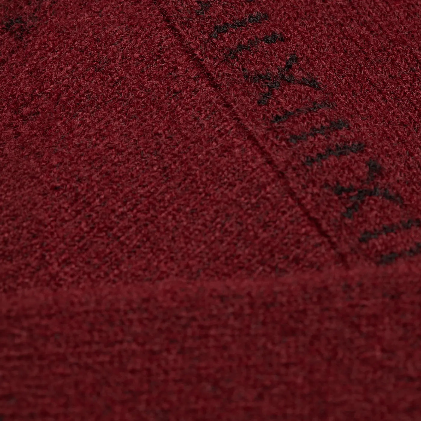 RVCA Dalas Flower Knit Sweater Brick Red