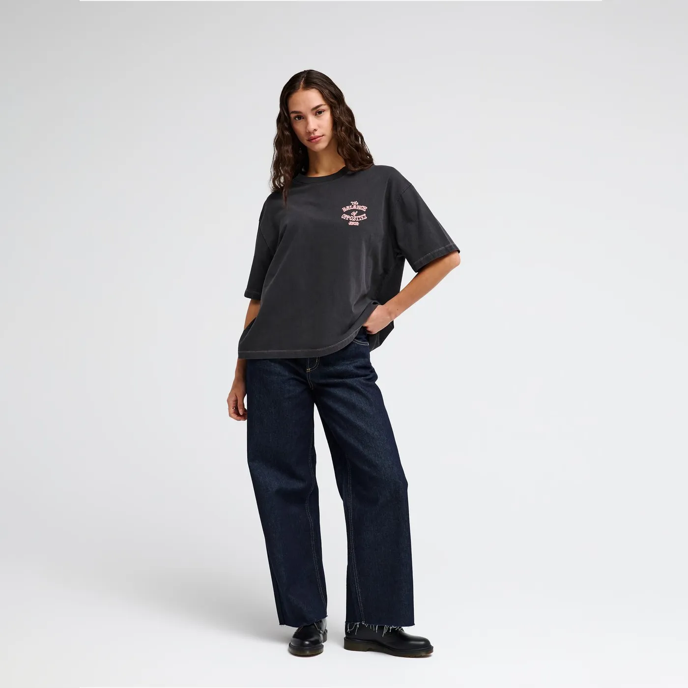 RVCA Dalas Snake T-Shirt Washed Black